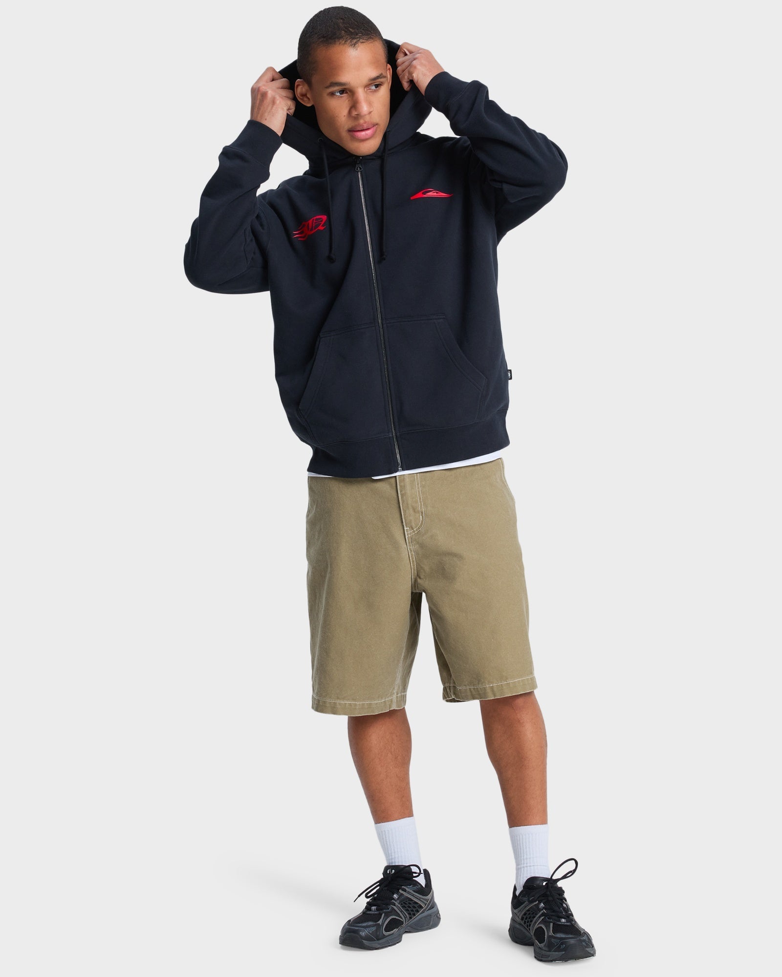 Mens Mercury Trident Zip Up Hoodie