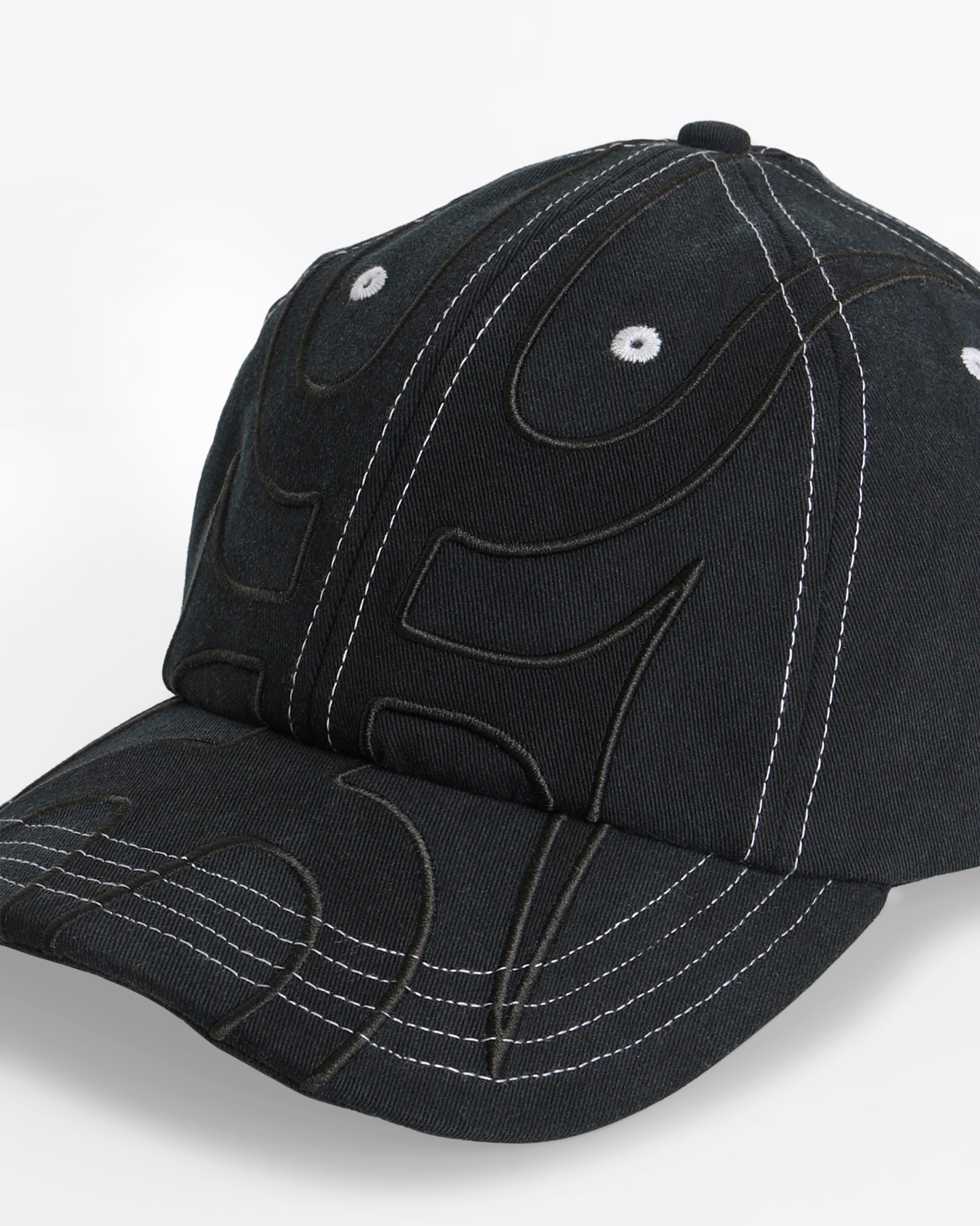 Mens Drifter 6 Panel Mercury Trident Cap