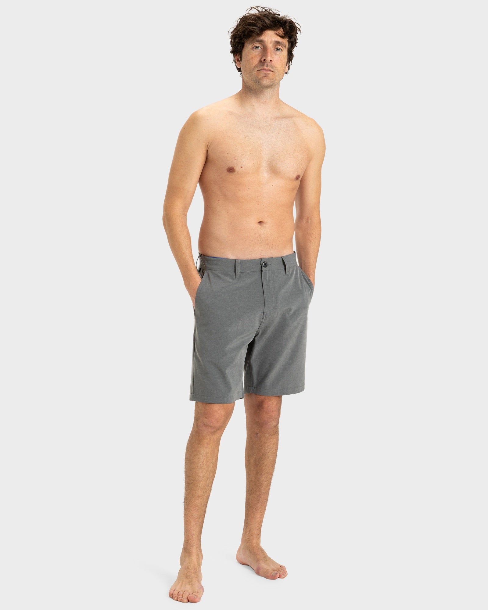 Mens Union Heather Amphibian 19" Hybrid Shorts
