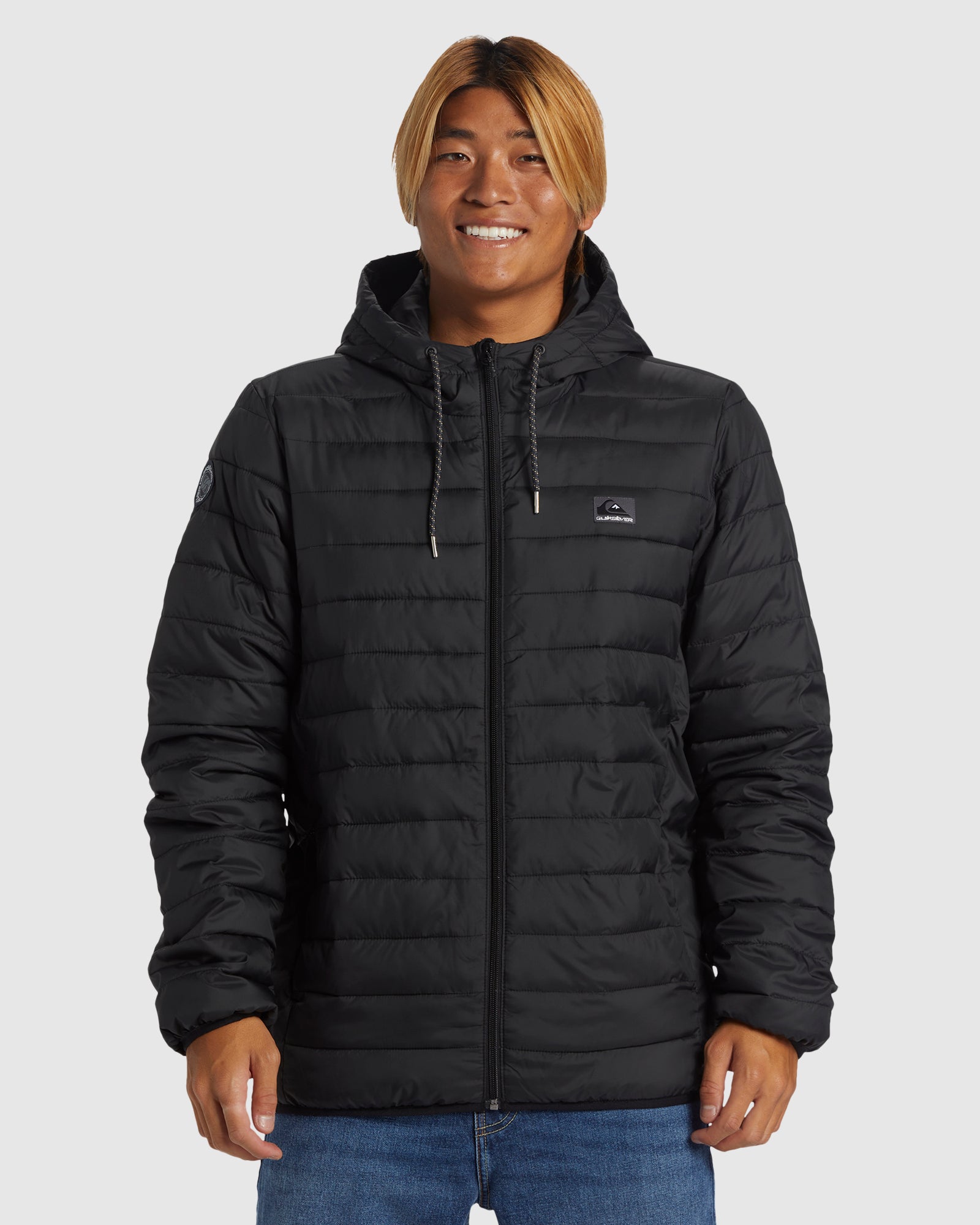 Mens Scaly Puffer Jacket BLACK S - Main Image