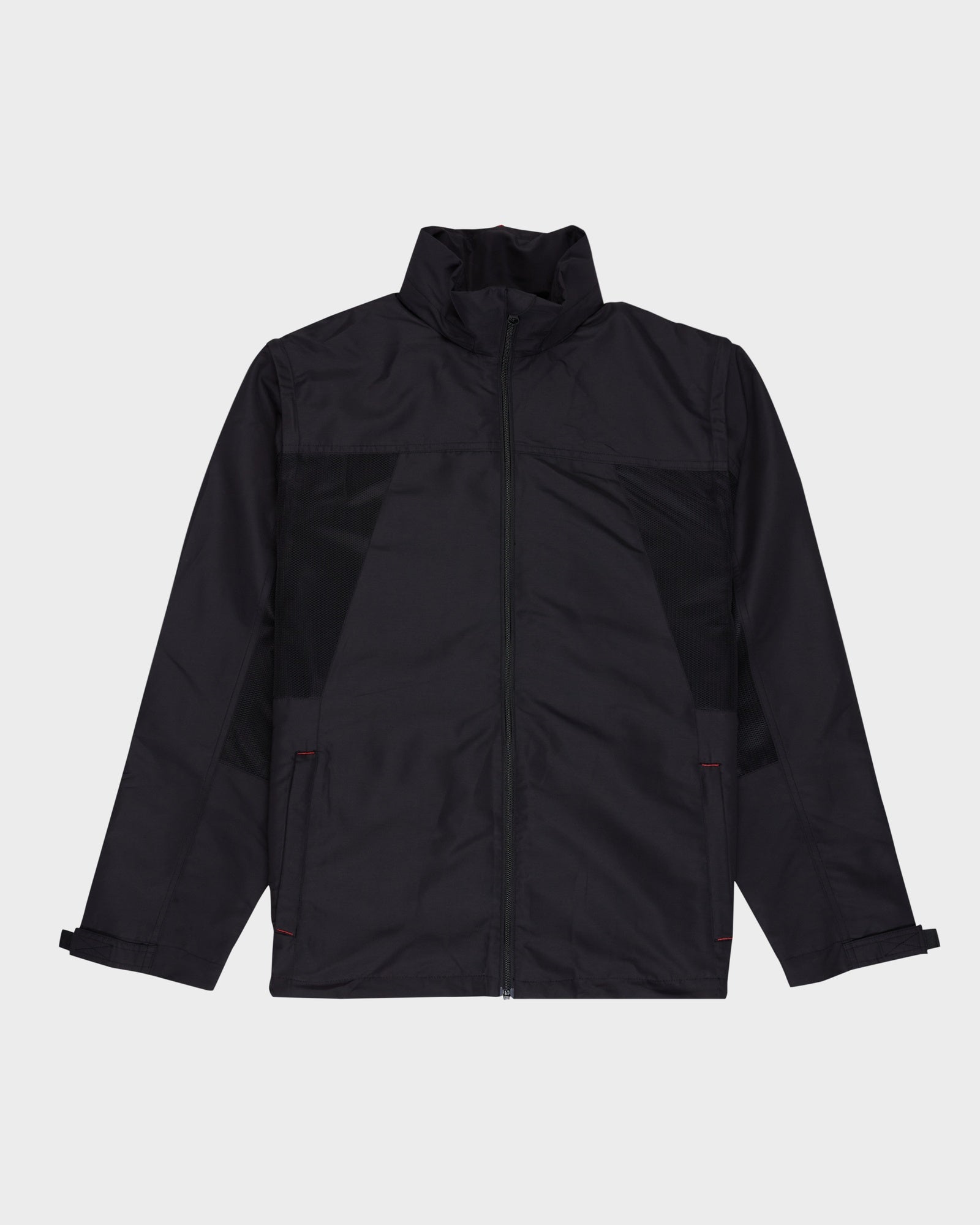 Mens YG Crossbone Zip Off Windproof Jacket – Black – Quiksilver AU