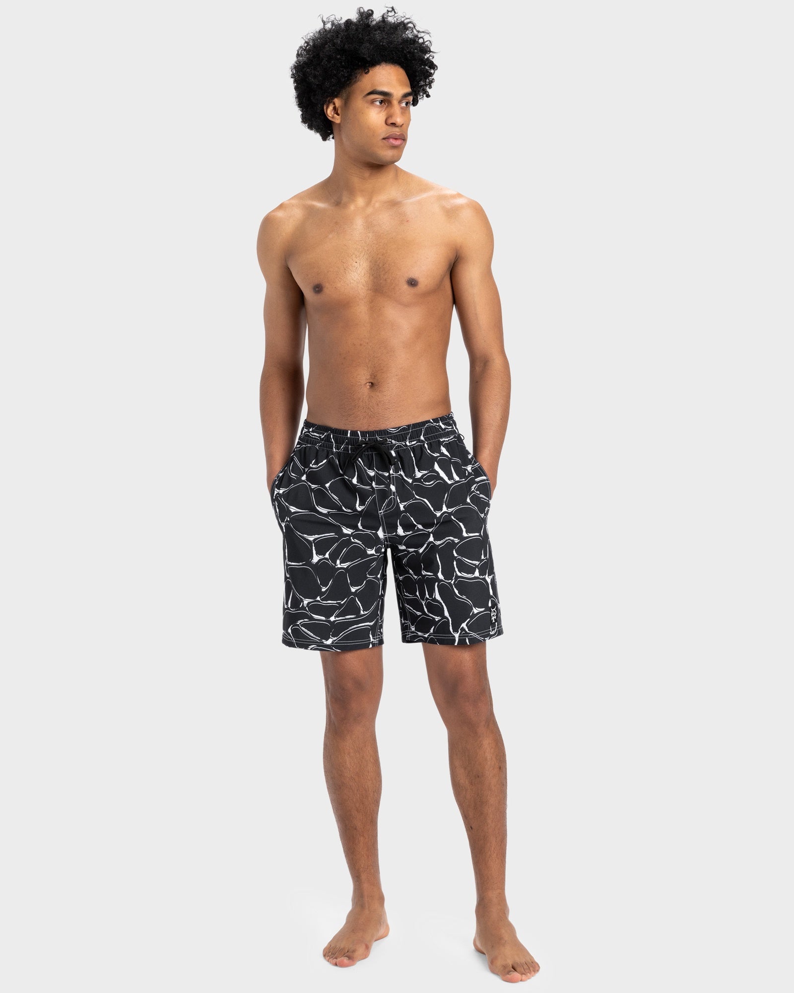 Mens Mercury Straight 19" Swim Shorts
