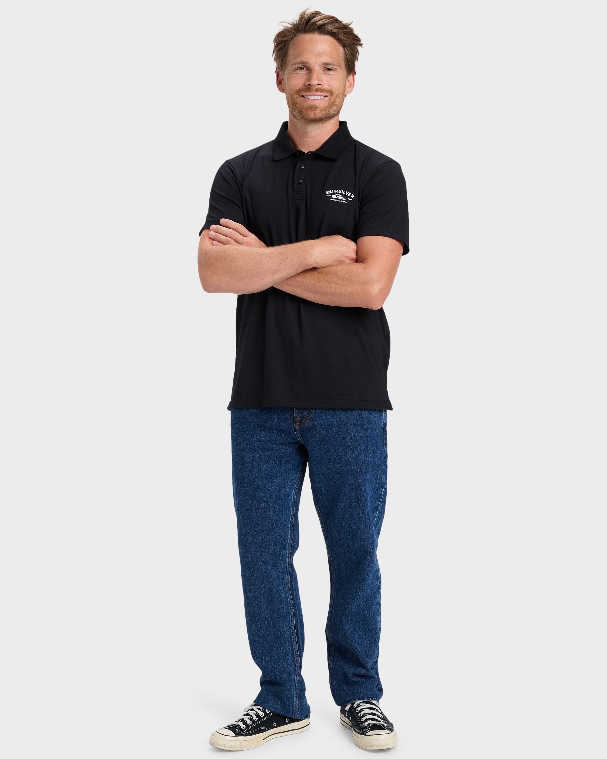 Mens Polo Stretch Short Sleeve Shirt