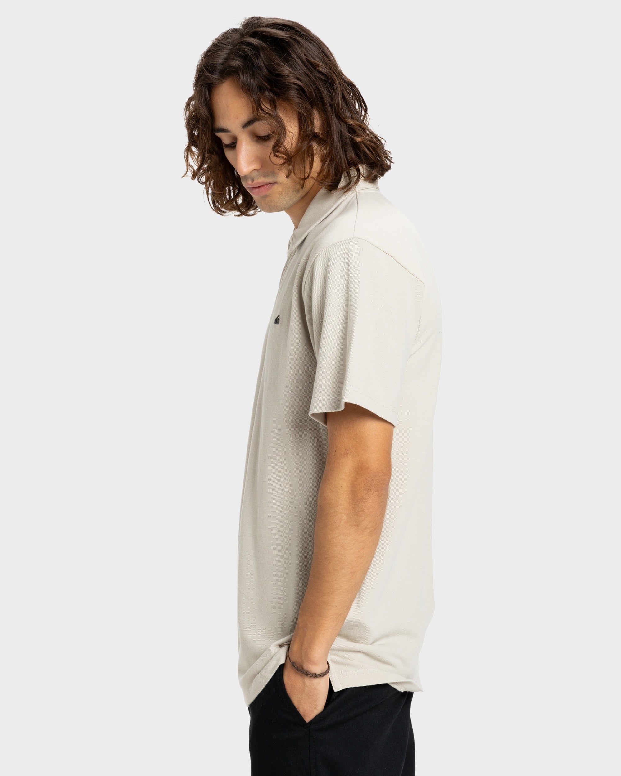 Mens Pique Polo Short Sleeve Shirt