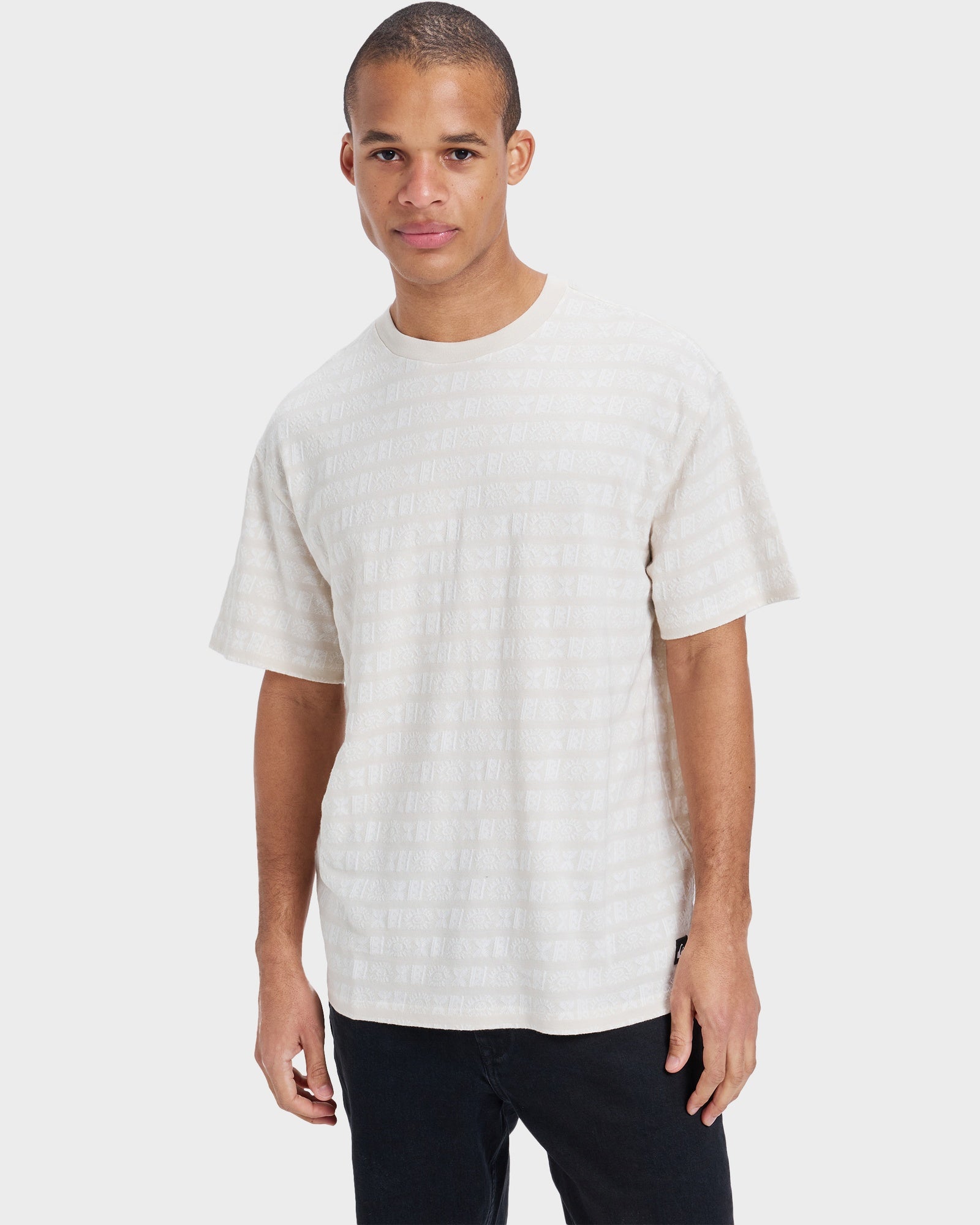 Mens Wind Jacquard T-Shirt