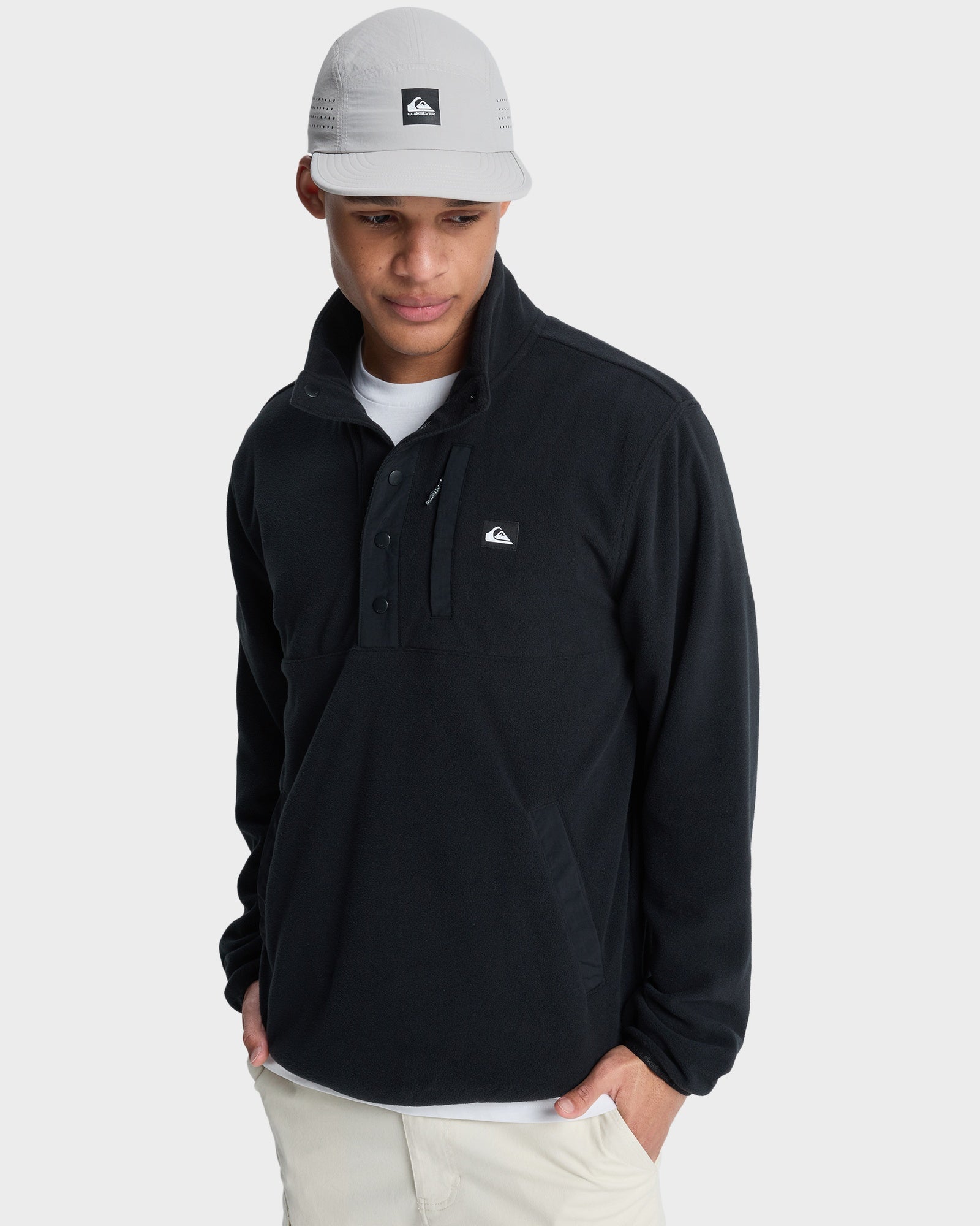 Mens No Destination Half Zip Fleeece Jumper