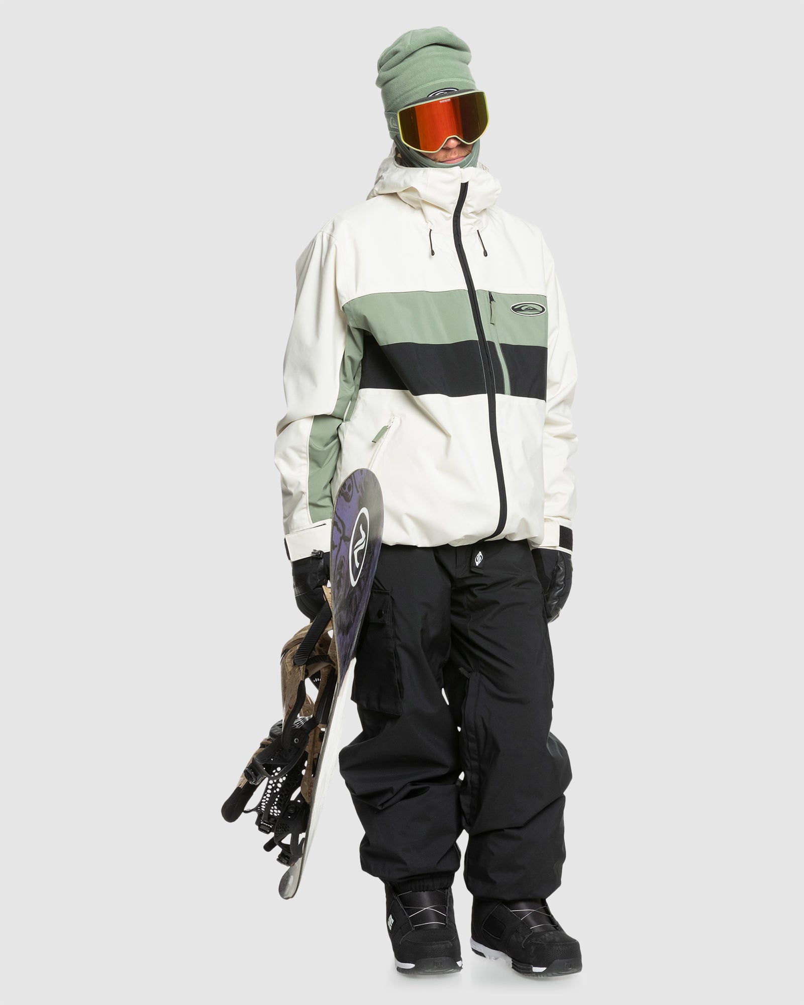 Mens Thrift Snow Jacket – Birch – Quiksilver AU