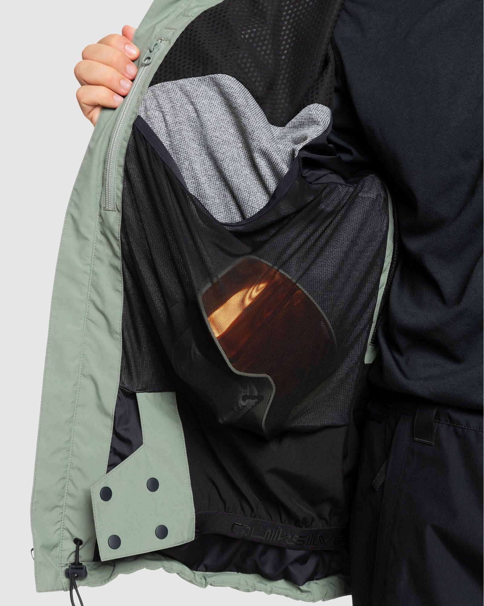 Mens High Altitude Gore-Tex Snow Jacket – Sea Spray – Quiksilver AU