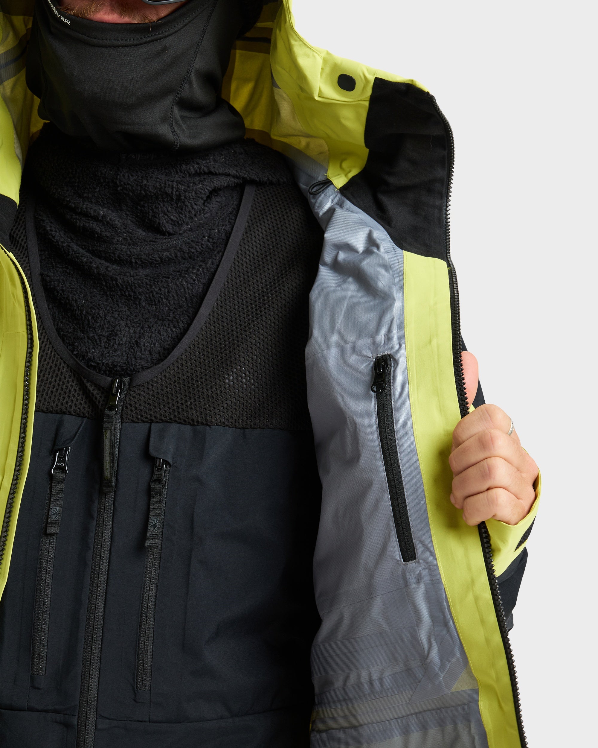 Mens Highline Pro 3L Gore-Tex Snow Jacket – Yellow Plum
