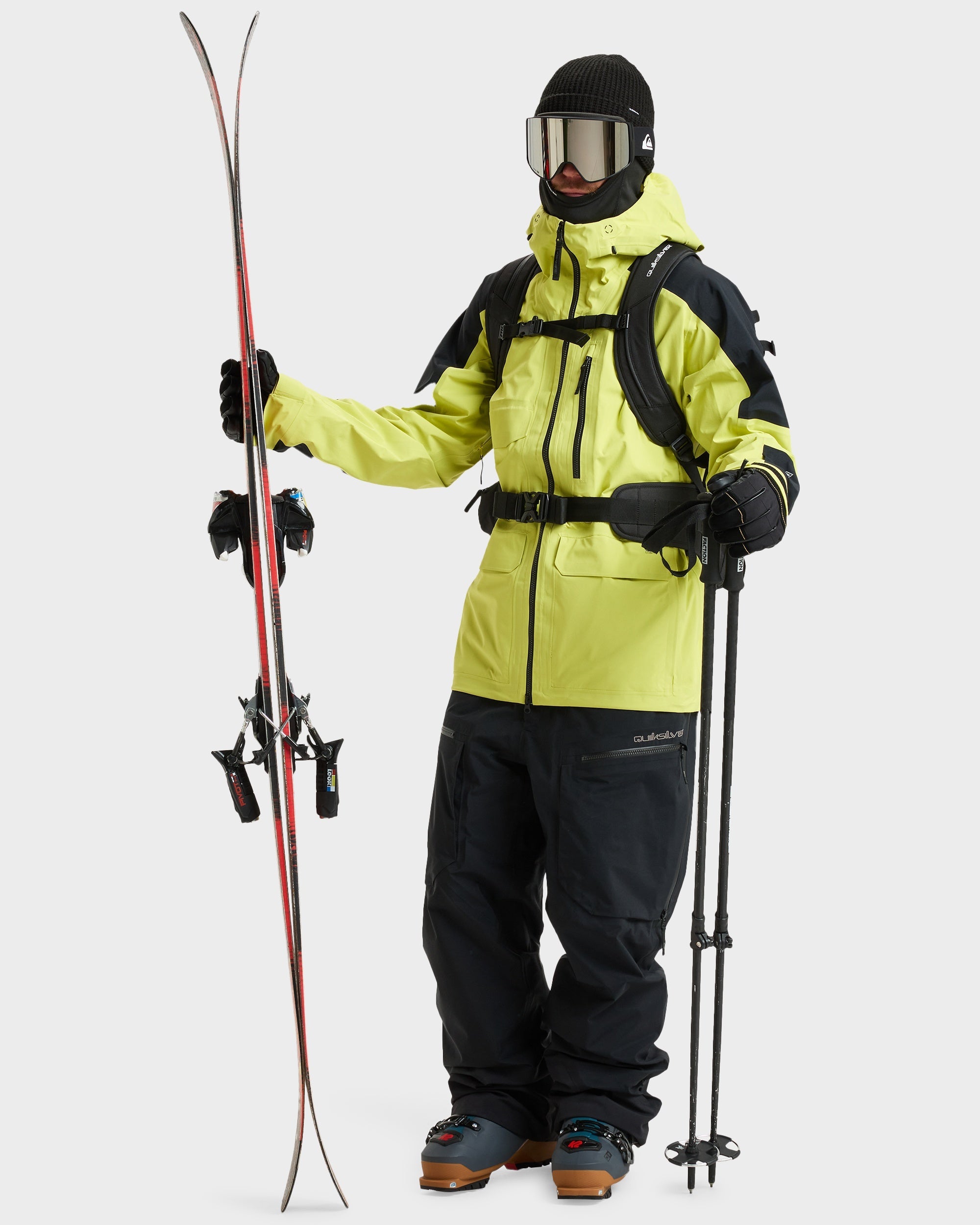 Mens Highline Pro 3L Gore-Tex Snow Jacket – Yellow Plum 