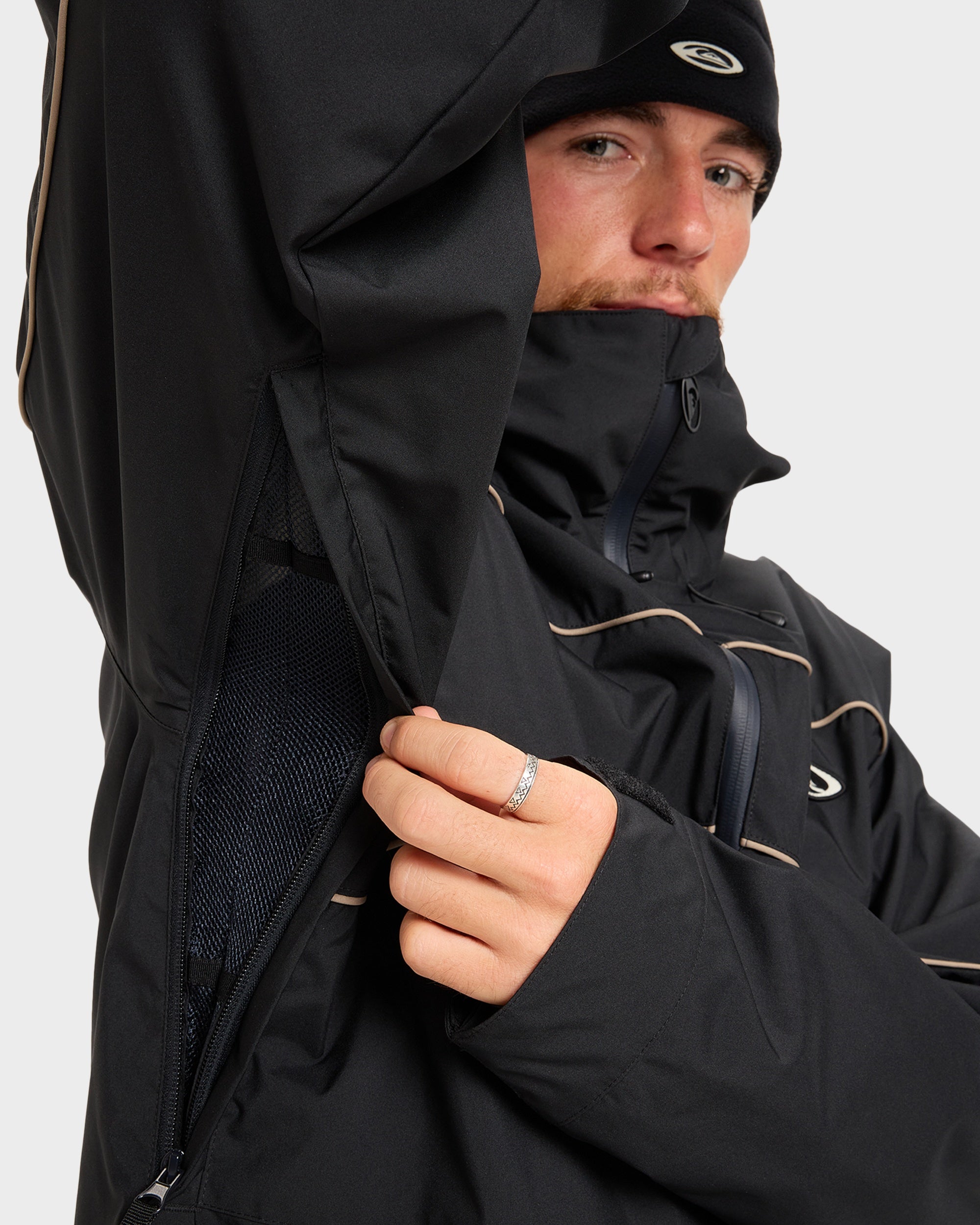 Mens Radicalo 20K Snow Jacket – True Black – Quiksilver AU
