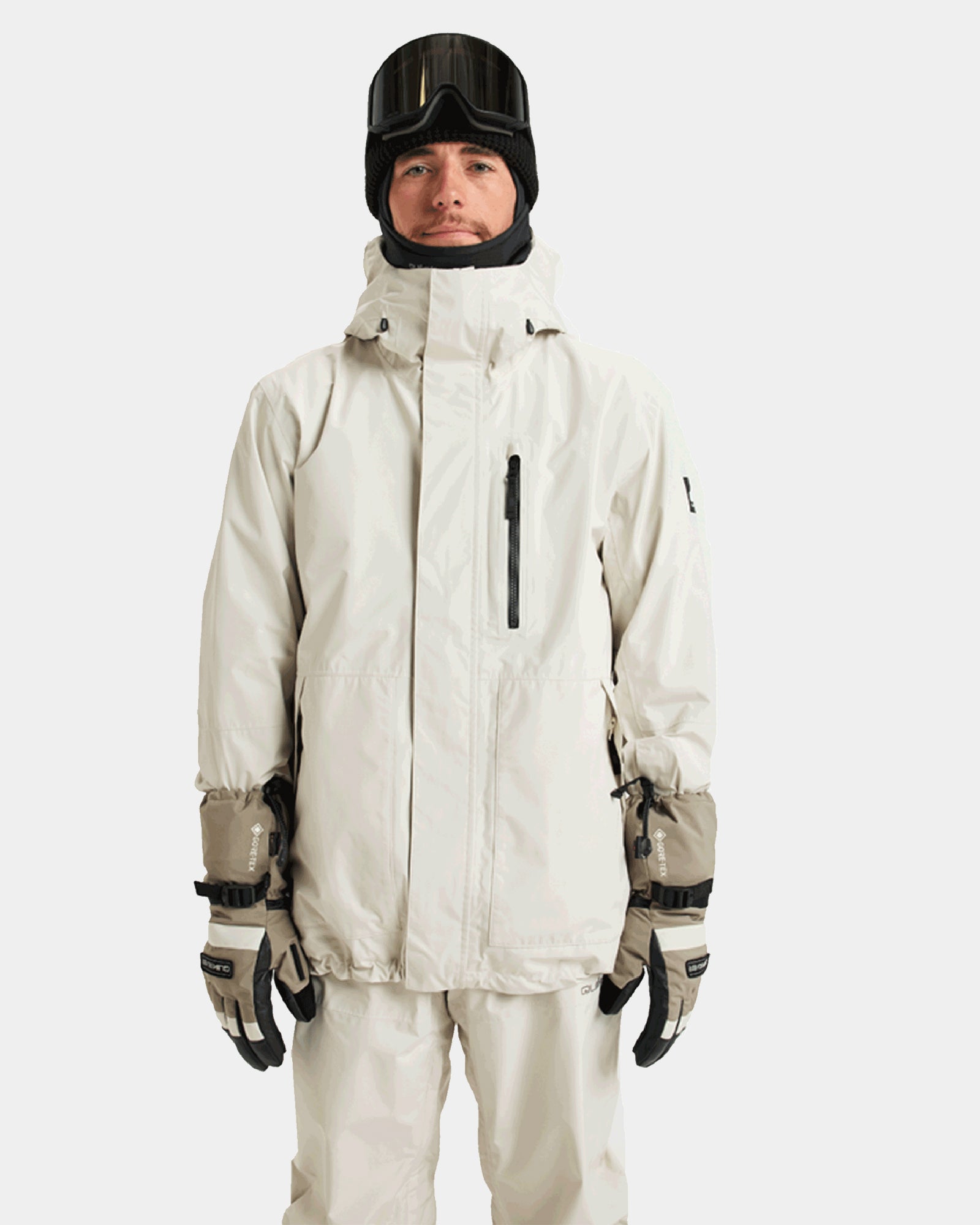 Mens Mission Gore-Tex Snow Jacket – Bone – Quiksilver AU