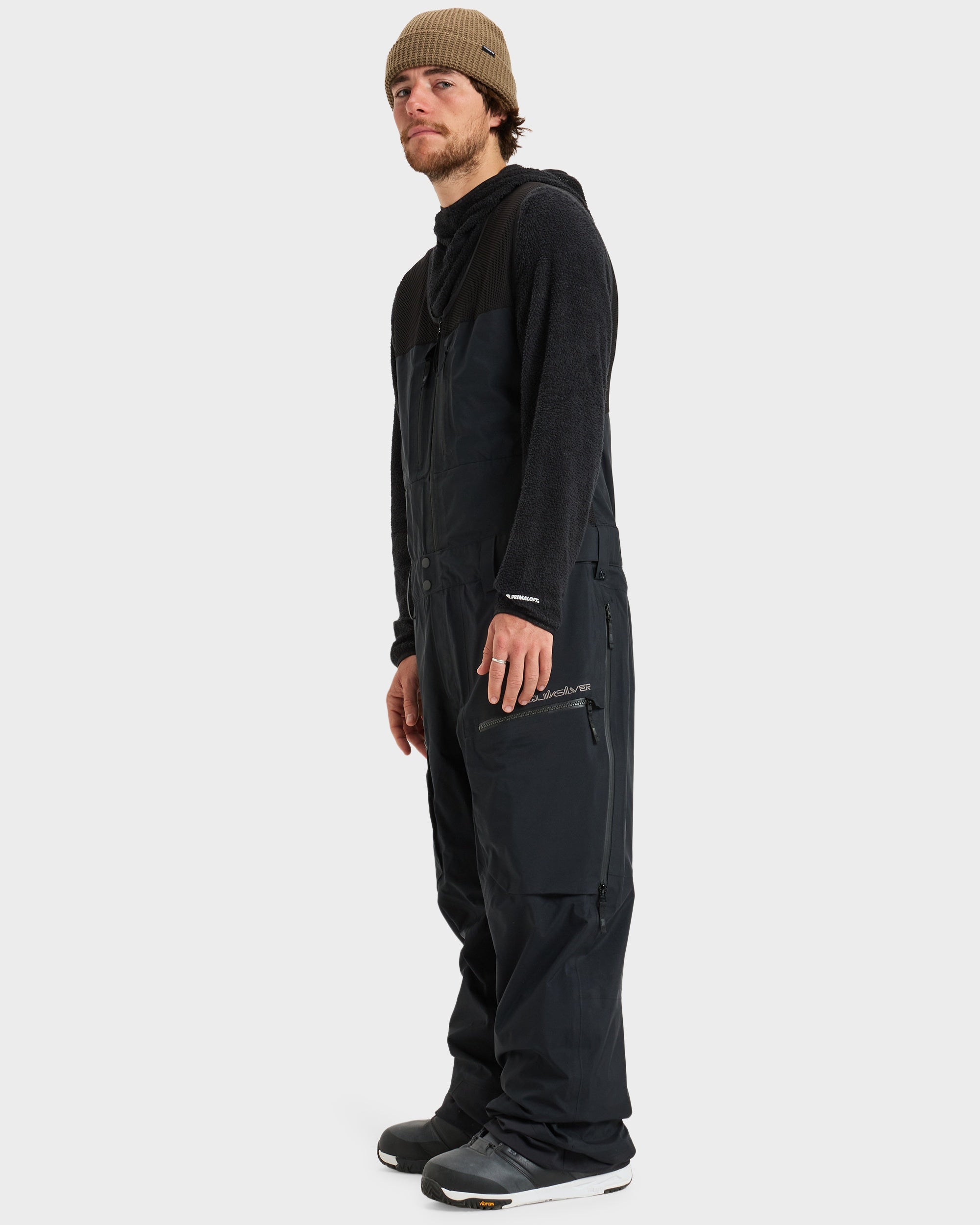 Mens Highline Pro 3L Gore-Tex Bib Snow Pants – True Black