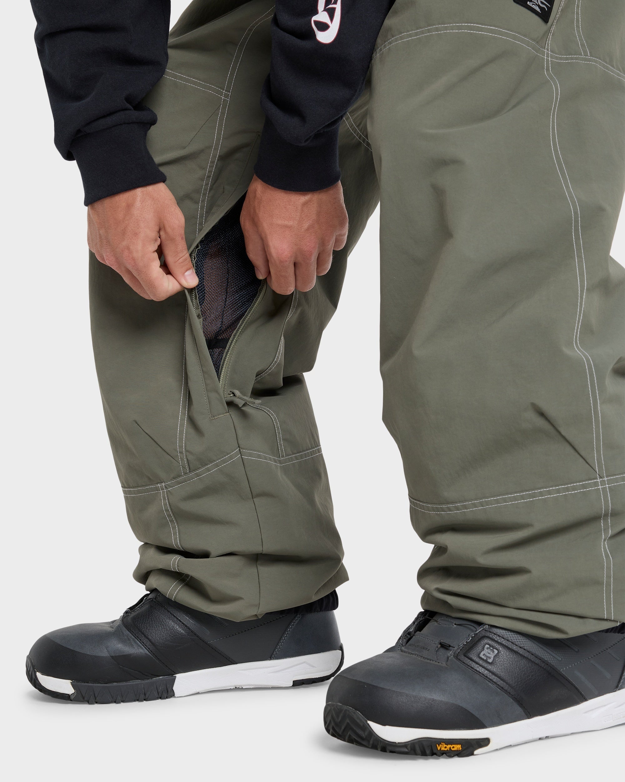 Mens Live Wire Snow Pants – Dusty Olive – Quiksilver AU