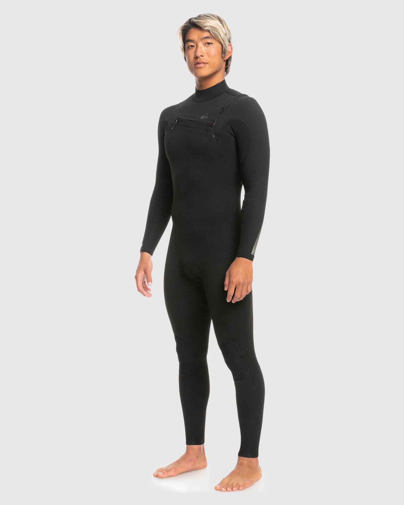 Mens 3/2mm Highline Chest Zip Wetsuit – Black – Quiksilver AU