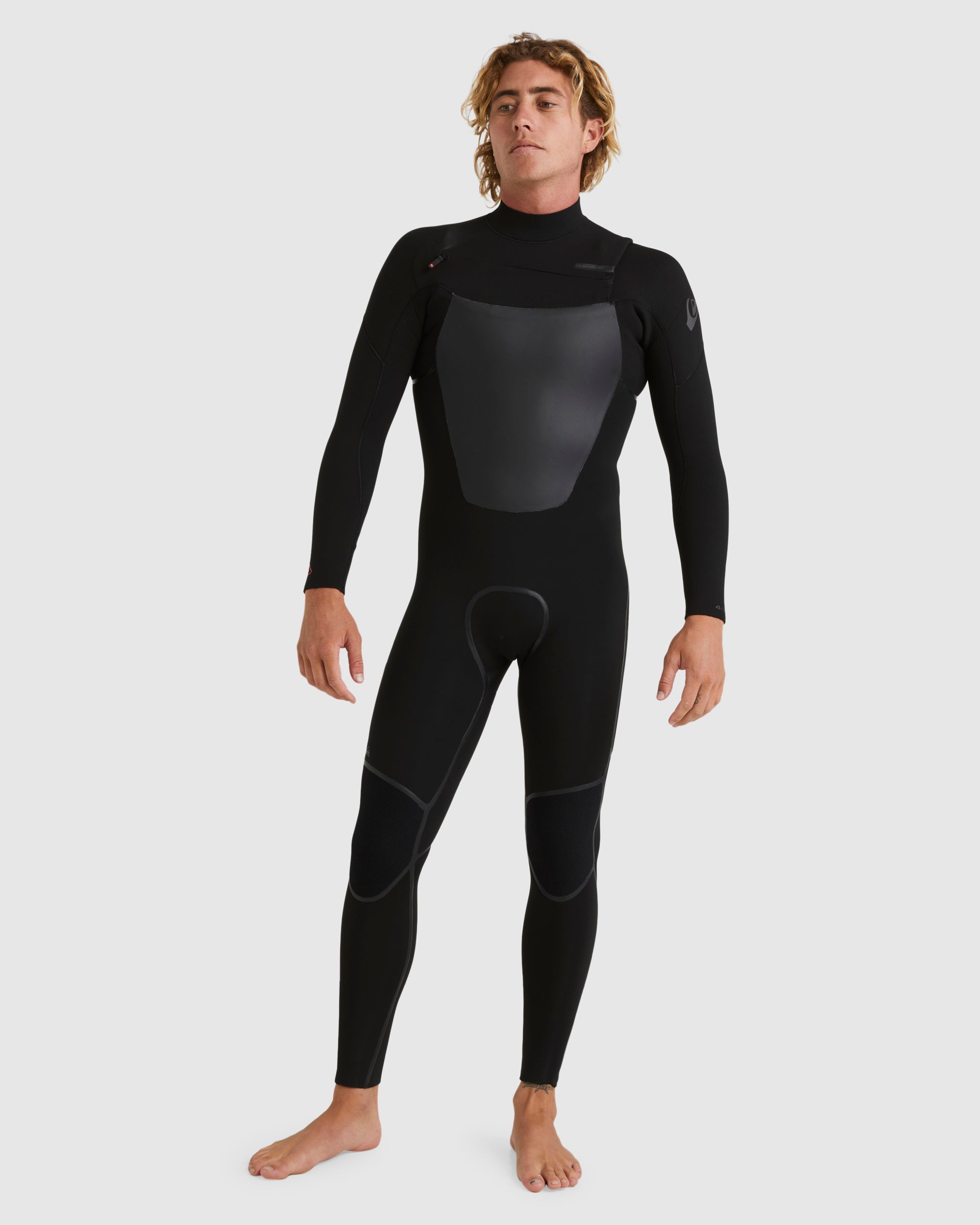 Mens 4/3mm Marathon Sessions Chest Zip Wetsuit – Black – Quiksilver AU