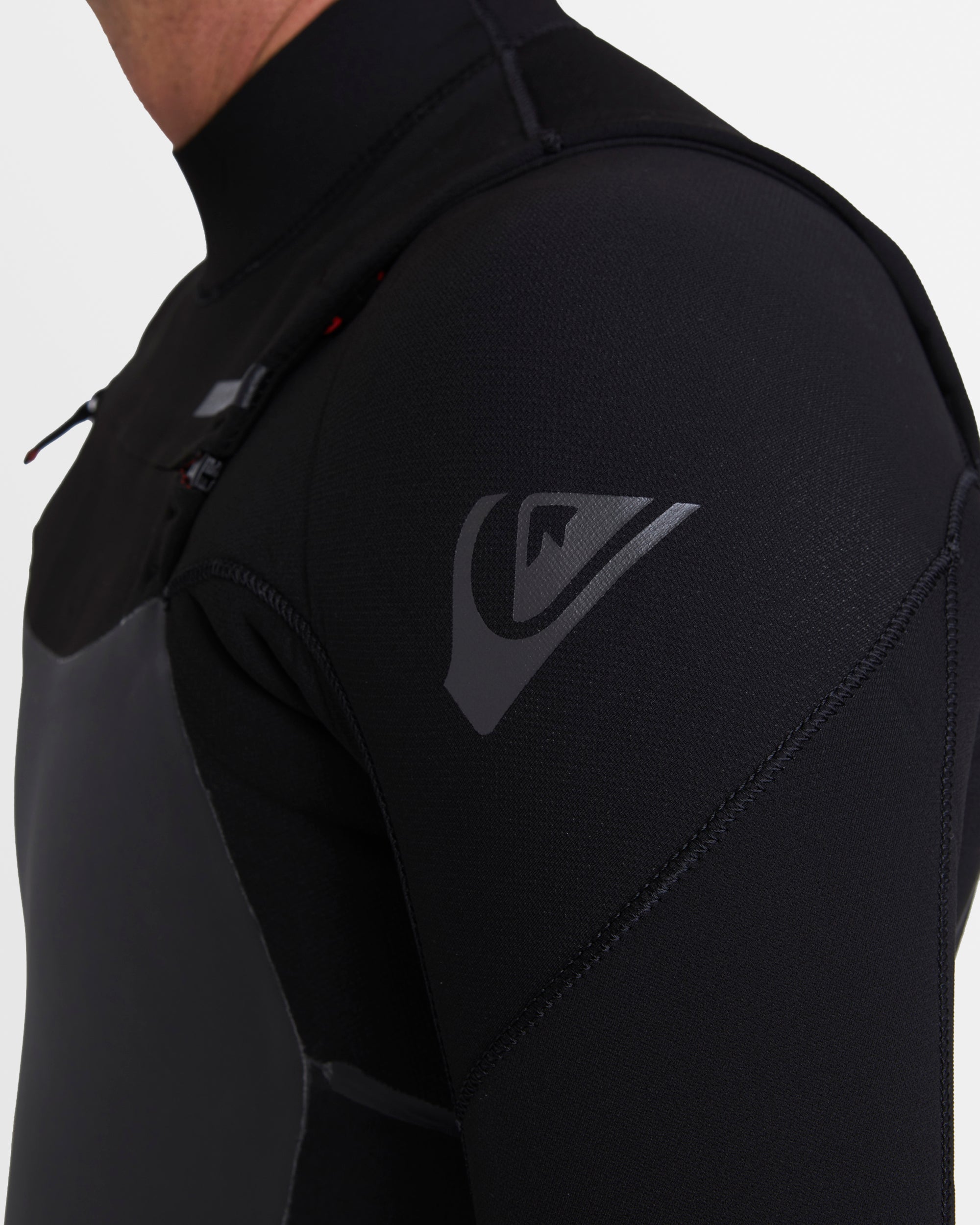Mens 3/2mm Marathon Sessions Chest Zip Wetsuit – Black – Quiksilver AU