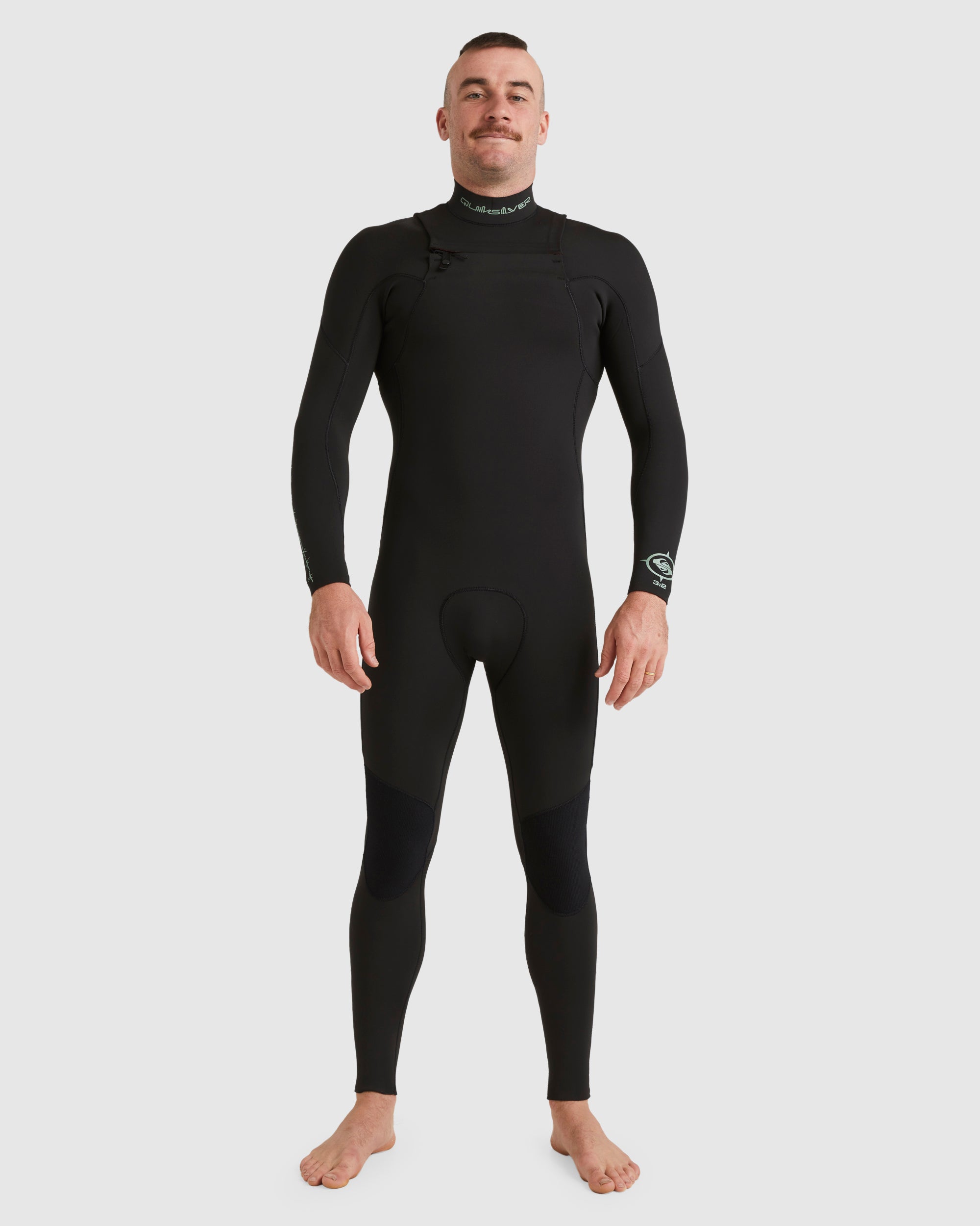 Mens 3/2mm Everyday Sessions Chest Zip Wetsuit – Quiksilver