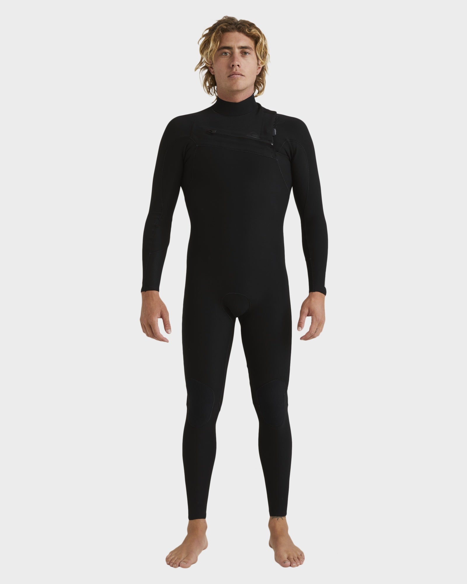Mens 4/3mm Highline Chest Zip Wetsuit – Black – Quiksilver AU
