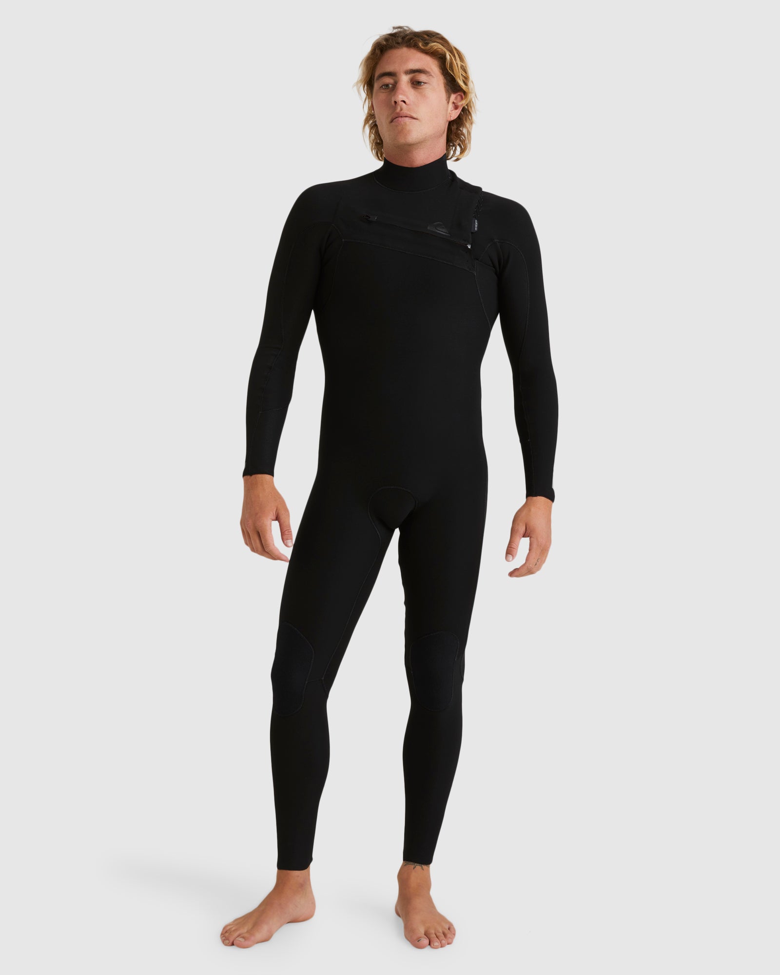 Mens 3/2mm Highline Chest Zip Wetsuit – Black – Quiksilver AU