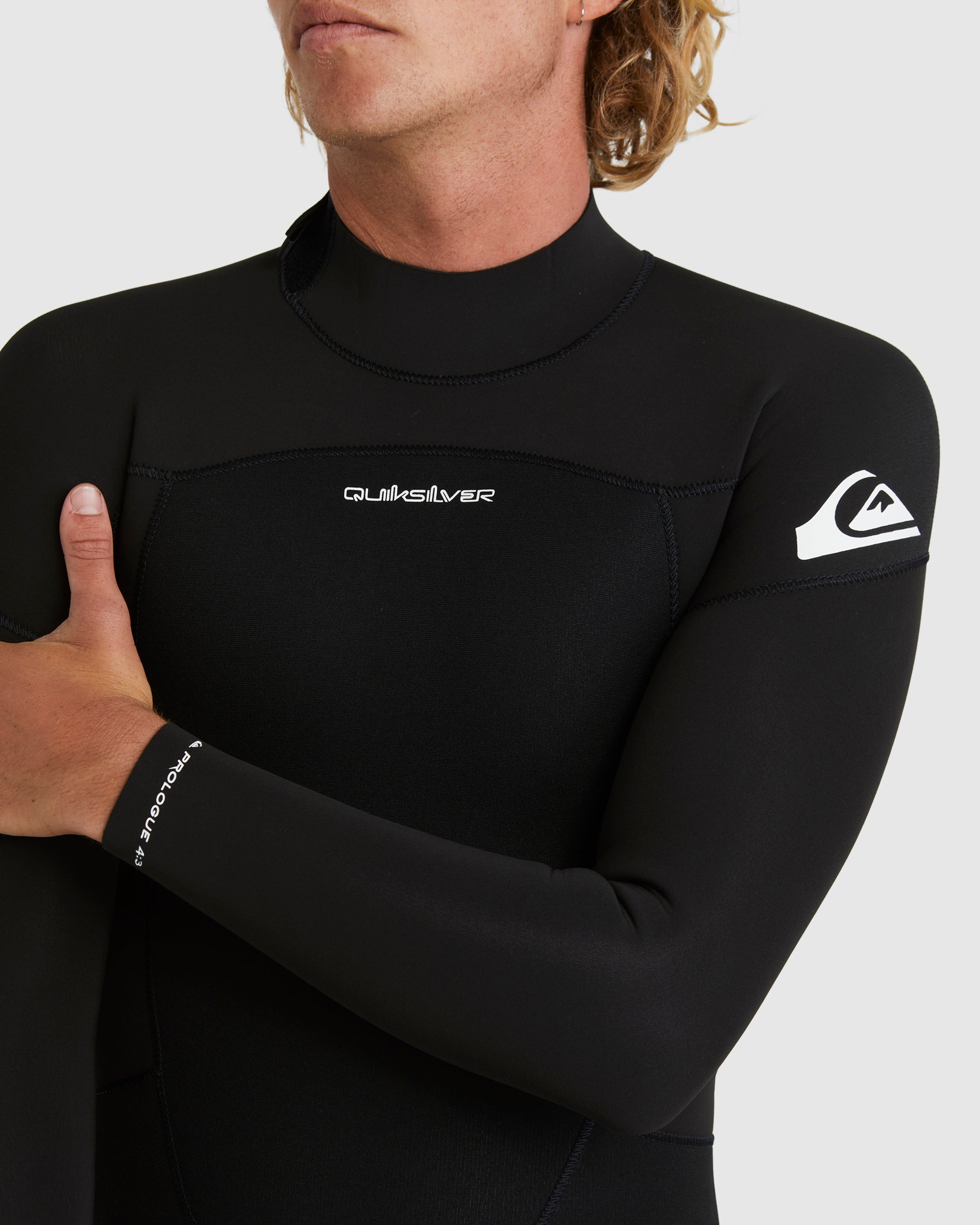 Mens 3/2mm Prologue Back Zip Wetsuit – Black – Quiksilver AU