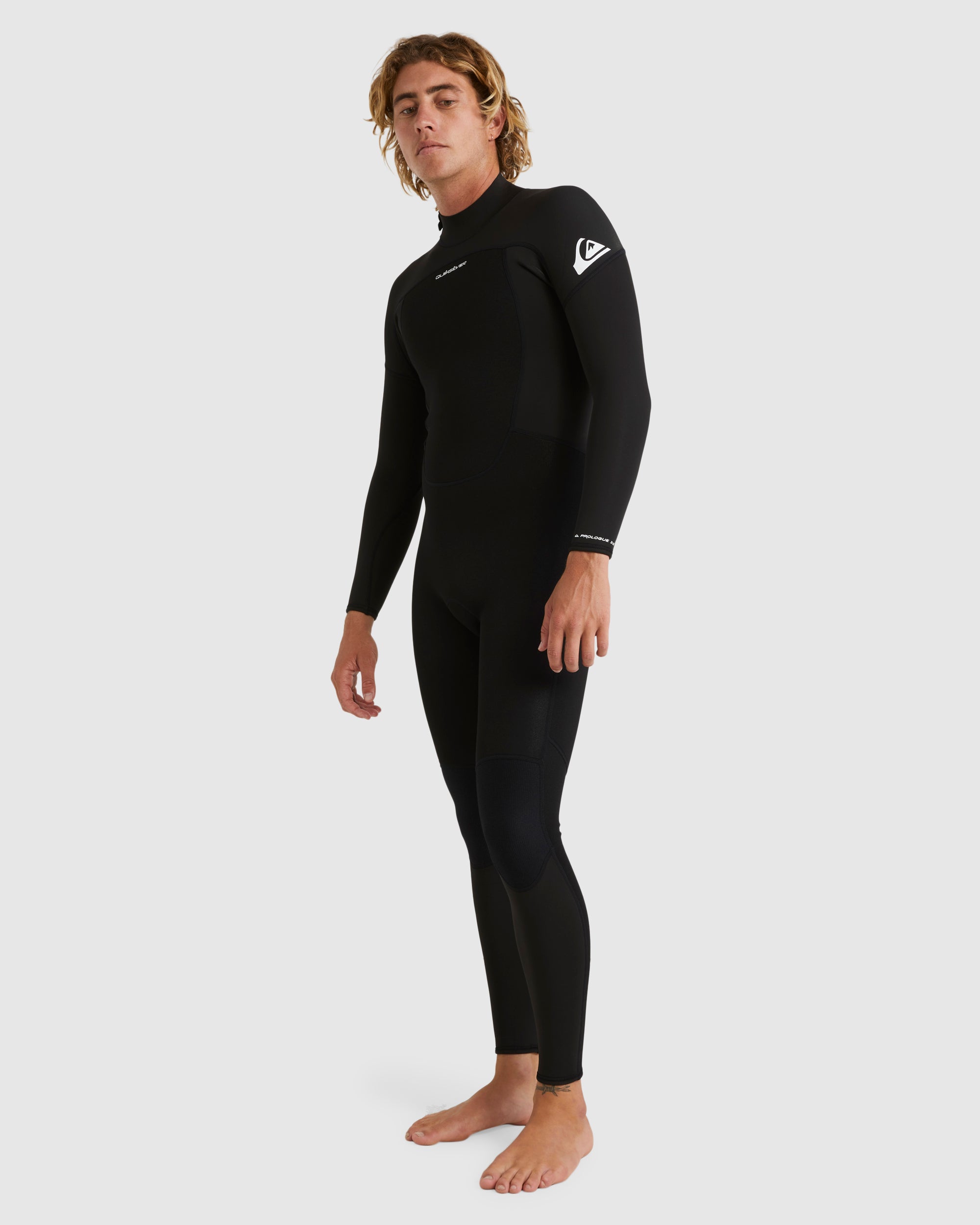 Mens 3/2mm Prologue Back Zip Wetsuit – Black – Quiksilver AU