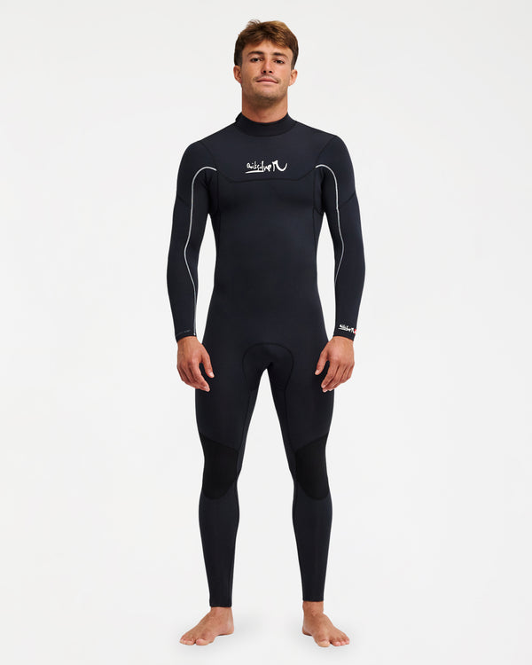 Mens Young Guns 3/2mm Back Zip Wetsuit