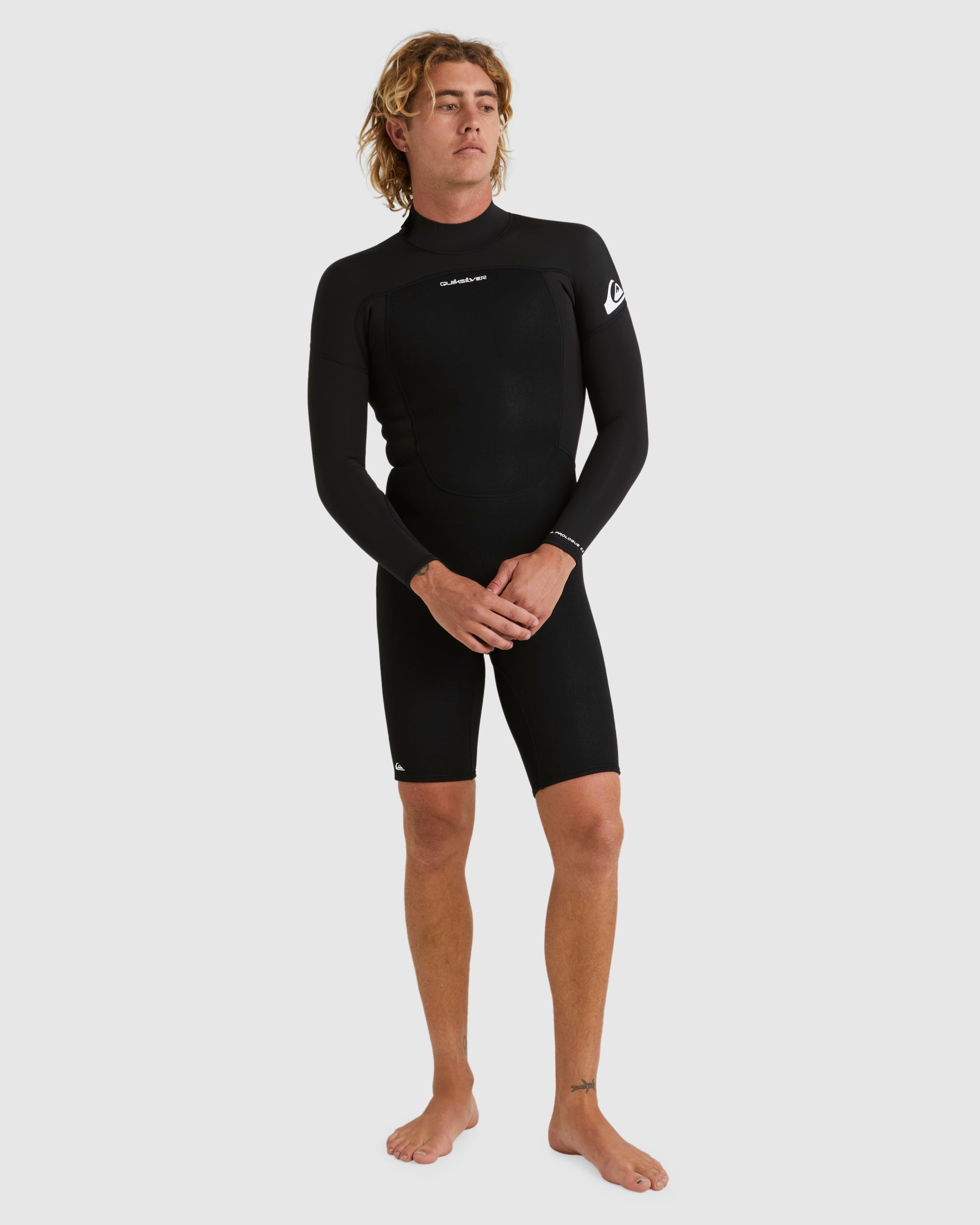 Mens 2/2mm Prologue Long Sleeve Back Zip Springsuit – Quiksilver