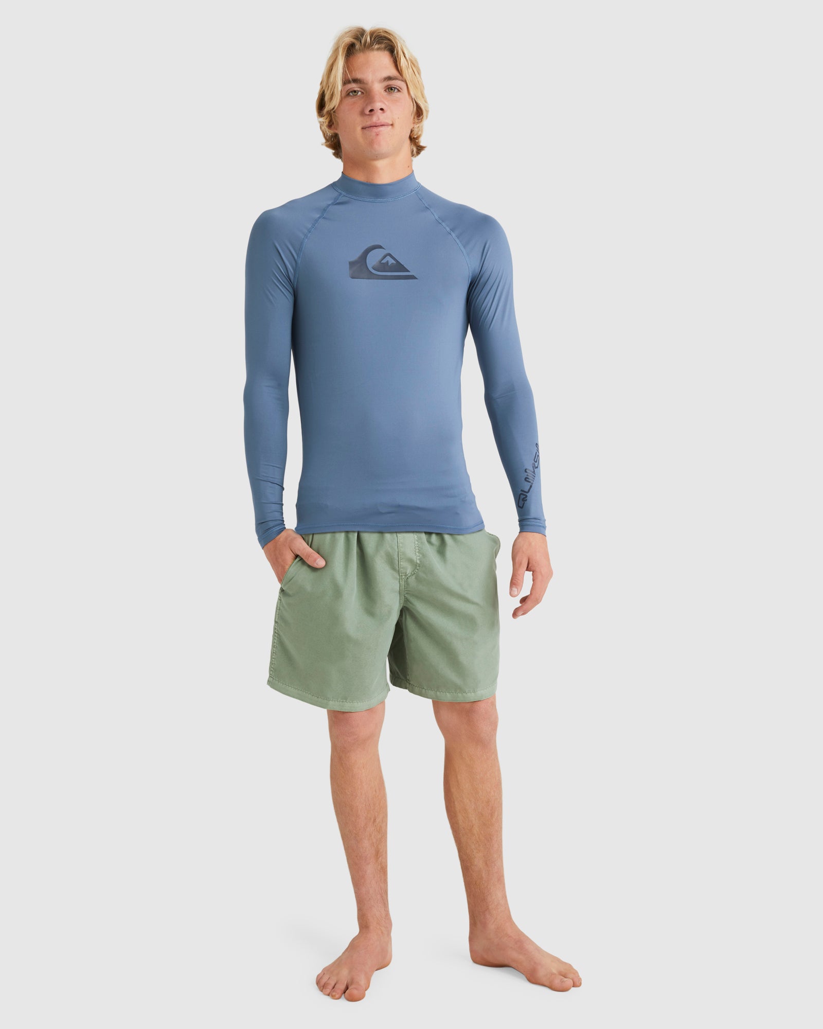 Mens All Time Long Sleeve Upf 50 Rash Vest