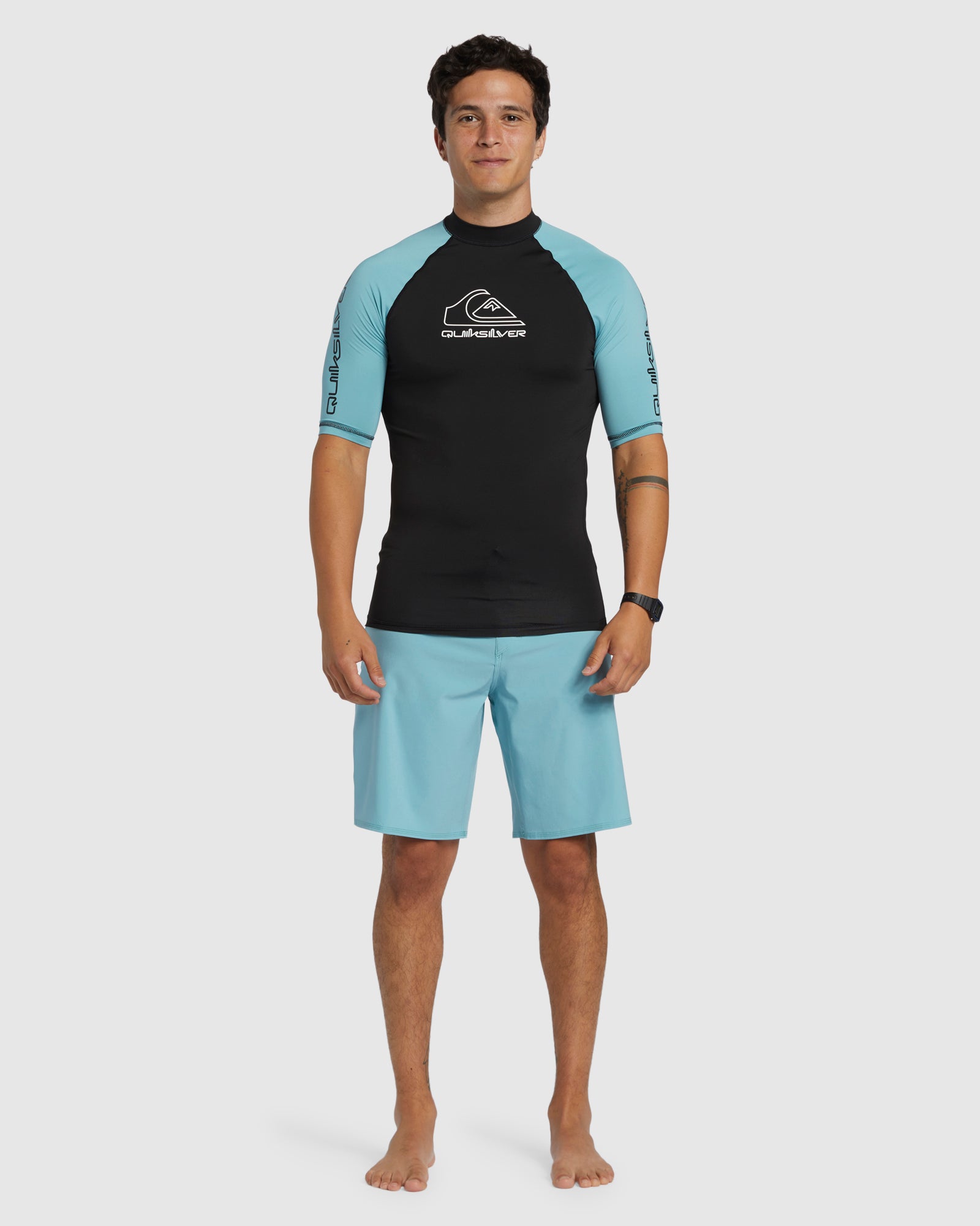 Mens On Tour Short Sleeve Rash Vest