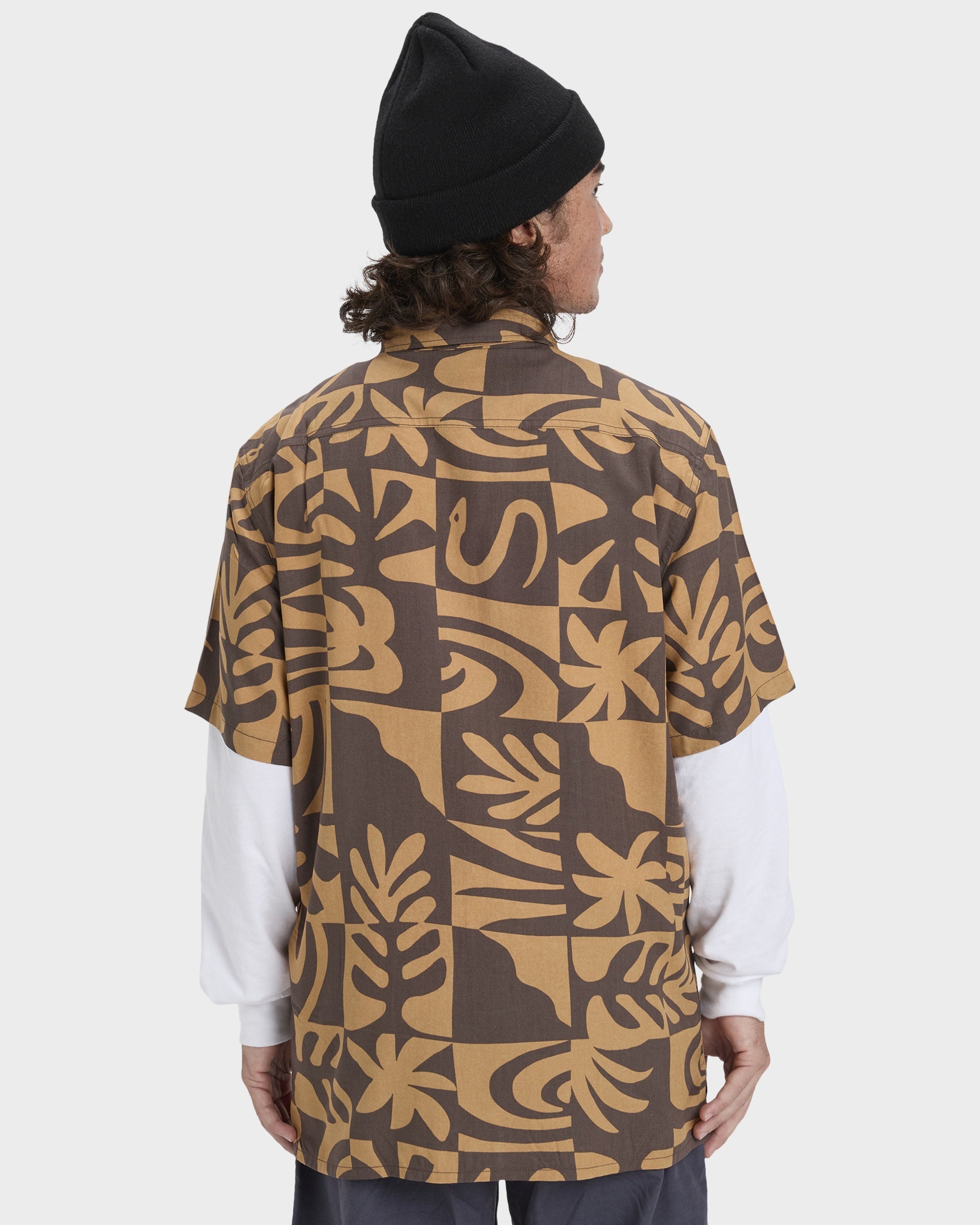 Mens Safe Paradise Short Sleeve Shirt