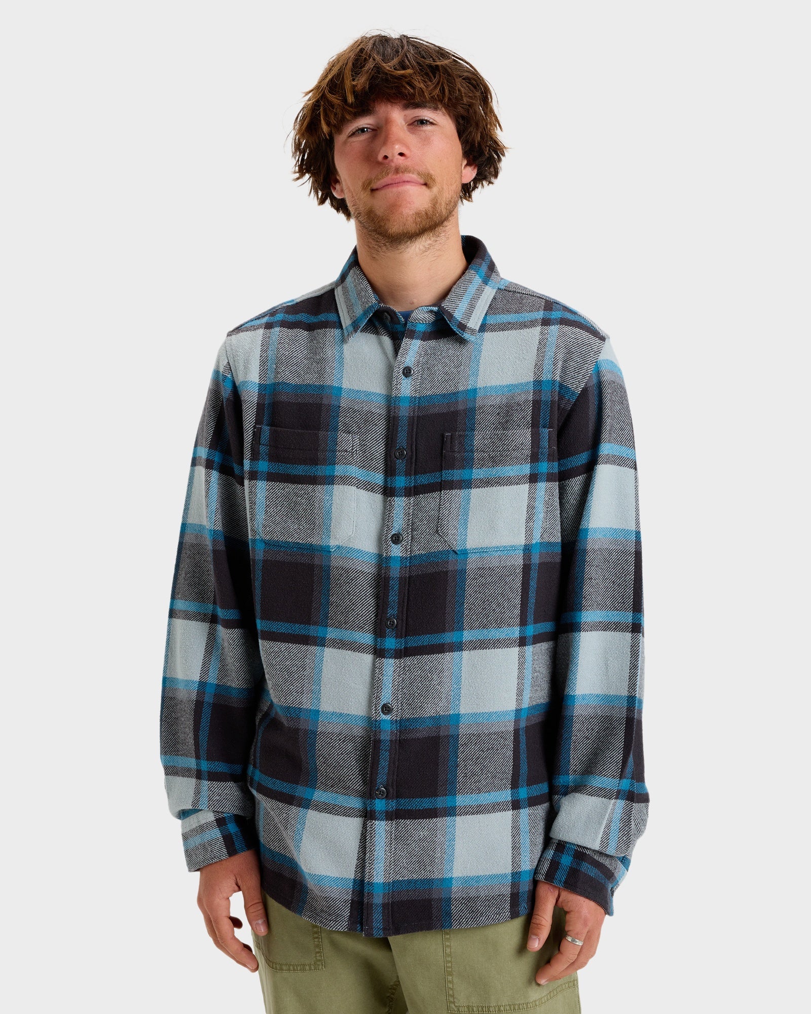 Mens Dna Flannel Long Sleeve Shirt