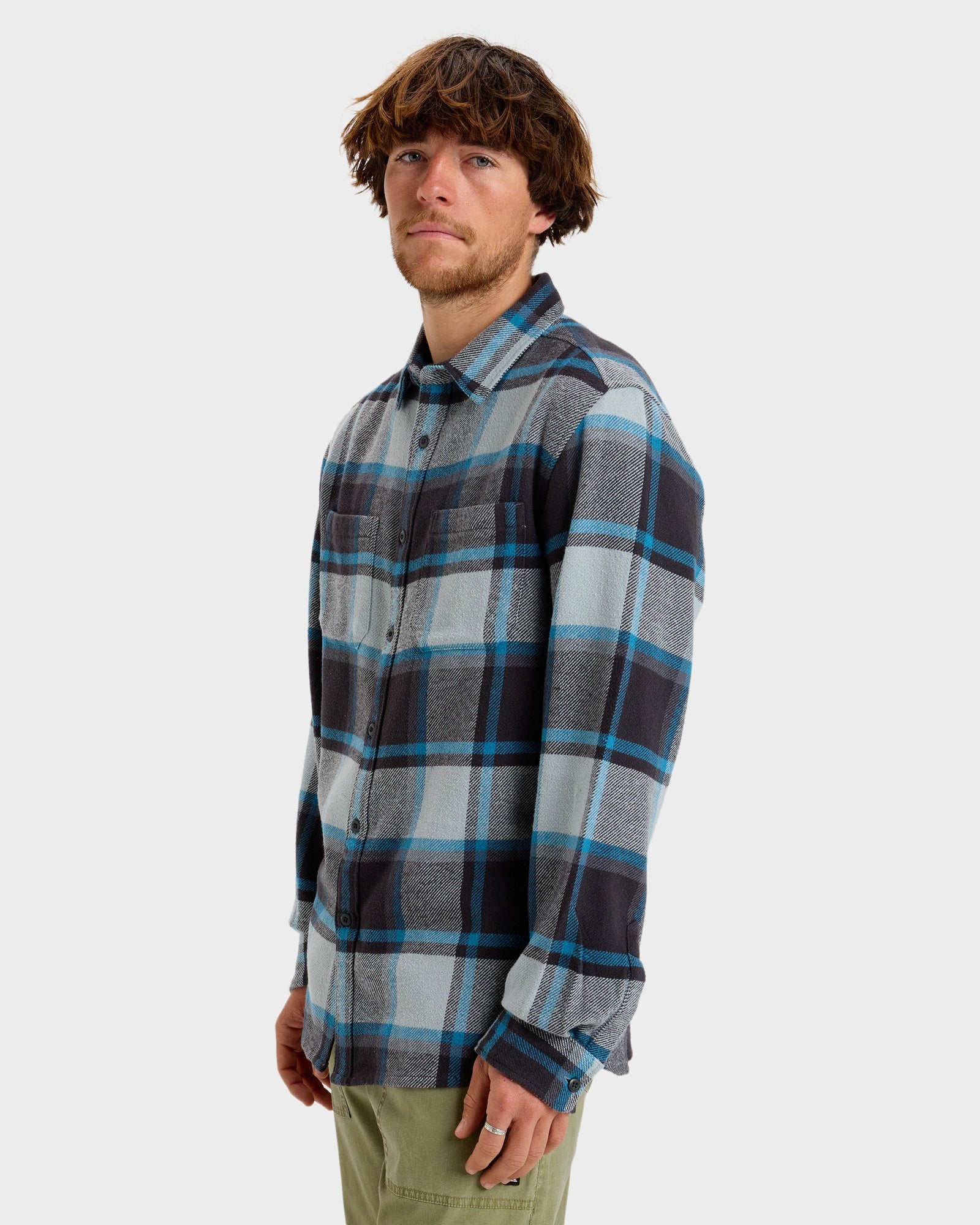 Mens Dna Flannel Long Sleeve Shirt