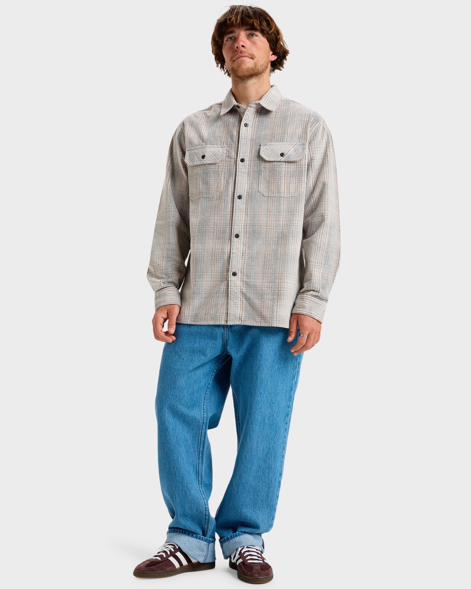 Mens Venture Corduroy Long Sleeve Shirt – Quiksilver