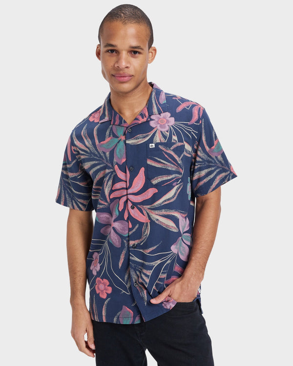 Mens Beach Club Short Sleeve Shirt