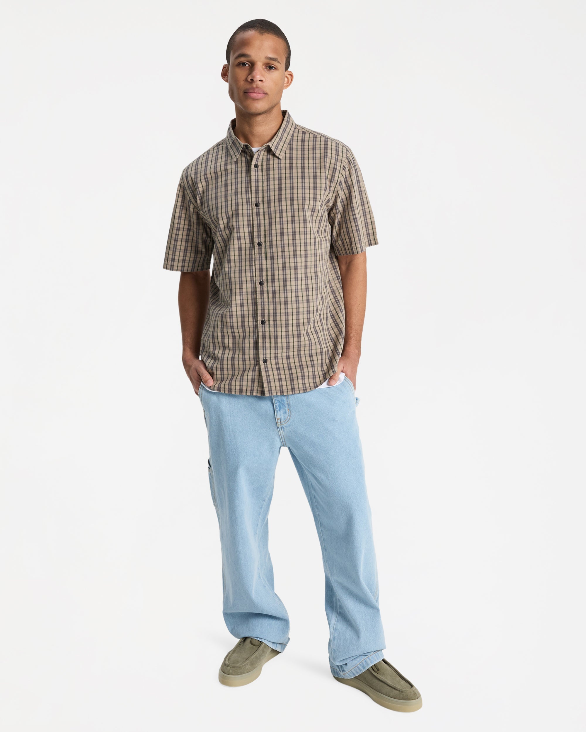 Mens Stonetown Short Sleeve Shirt – Seneca Check Stonetown