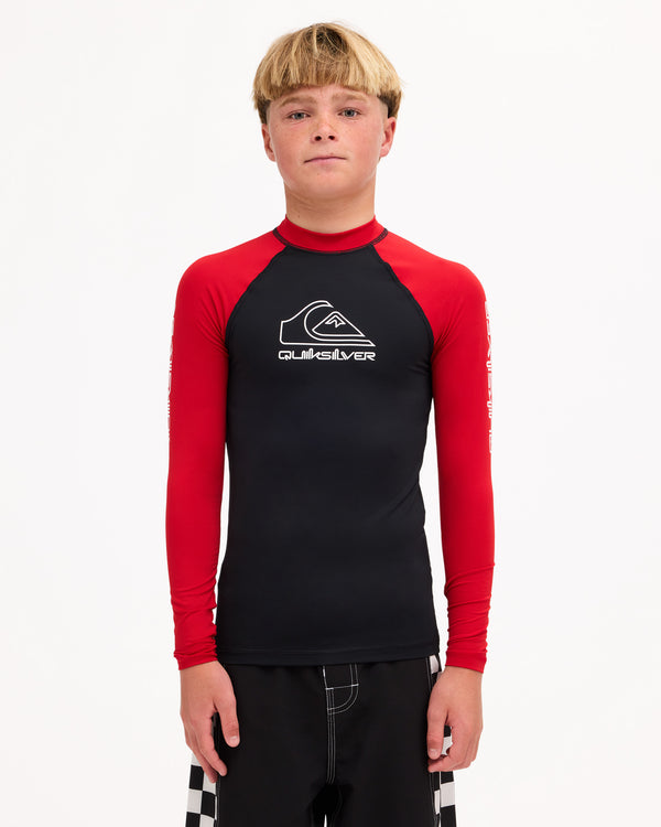 Boys 8-16 On Tour Long Sleeve Id Rashguard