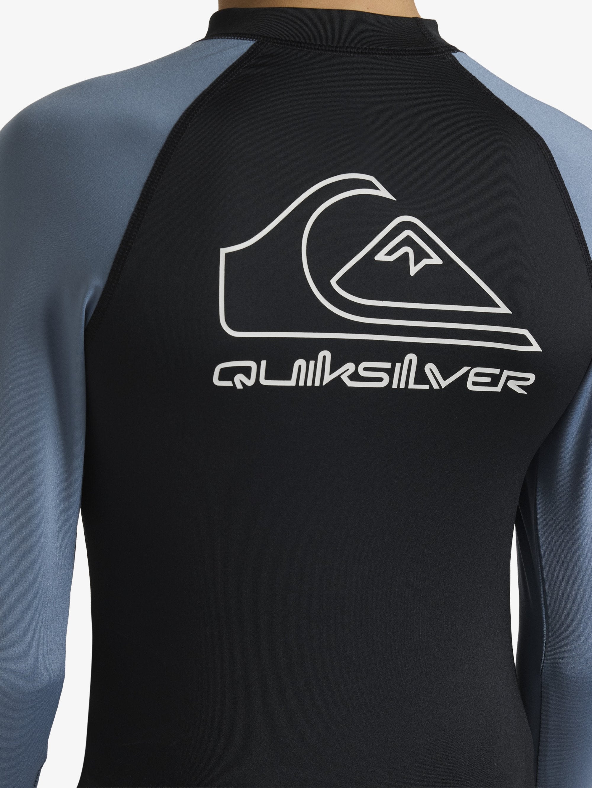 Boys 8-16 Ontourlsyt Rash Vest – China Blue – Quiksilver AU