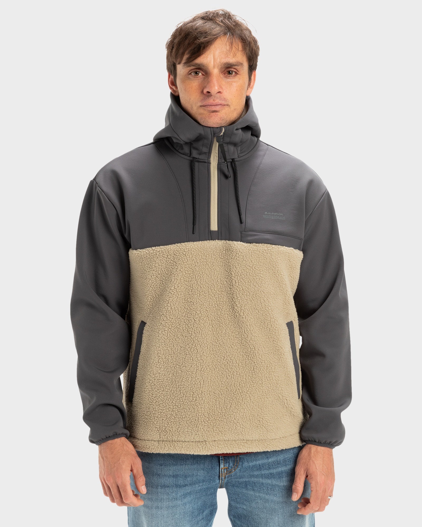 Mens South Pop Half-Zip Fleece Top