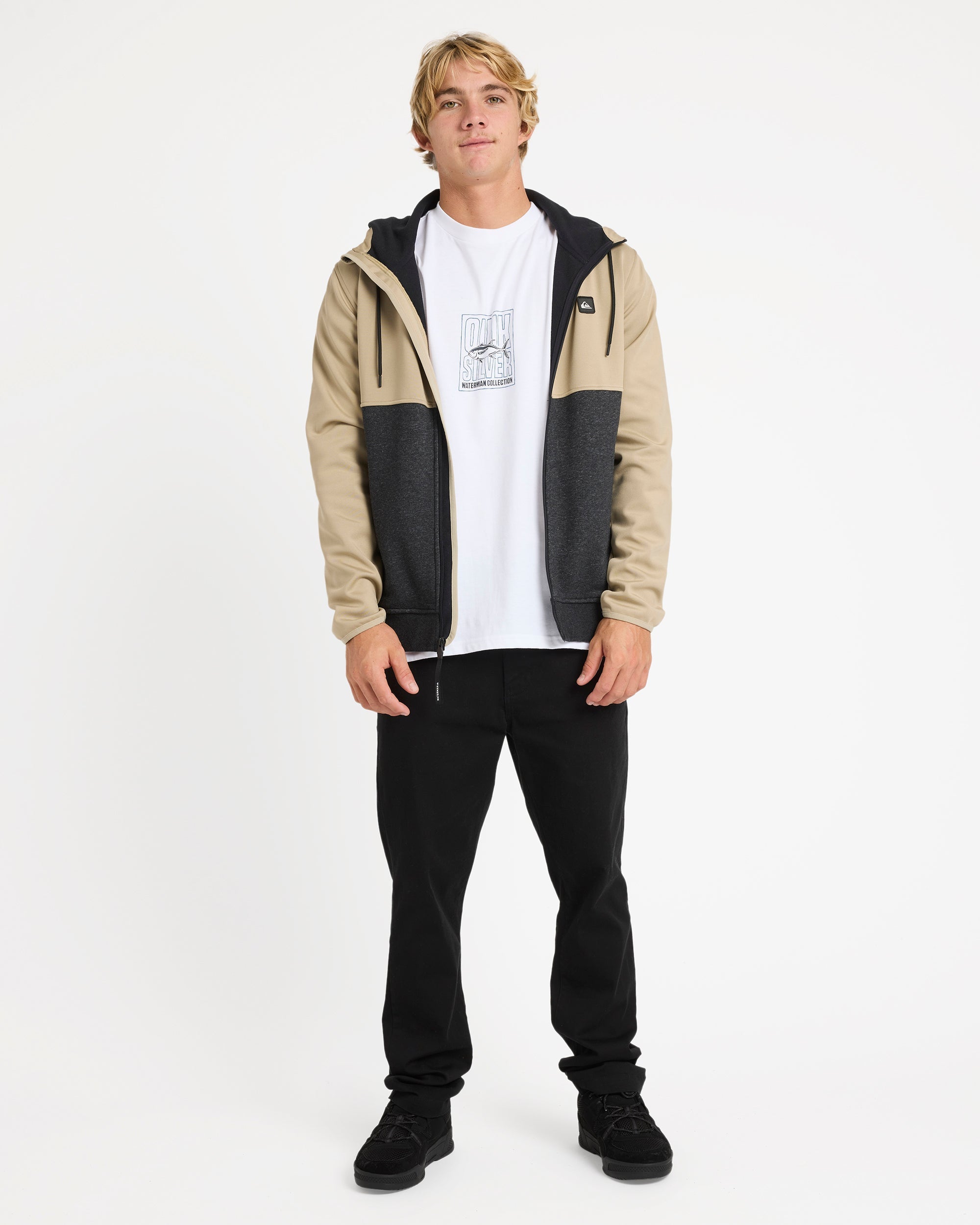 Mens Burnz Zip Up Hoodie