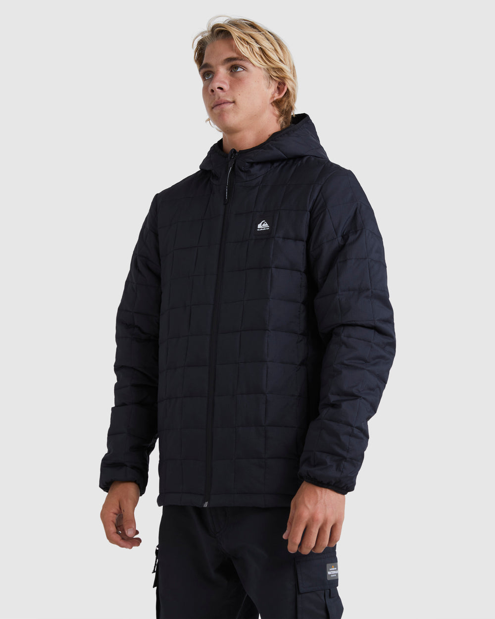 Mens Stormz Bomber Jacket – Black – Quiksilver AU