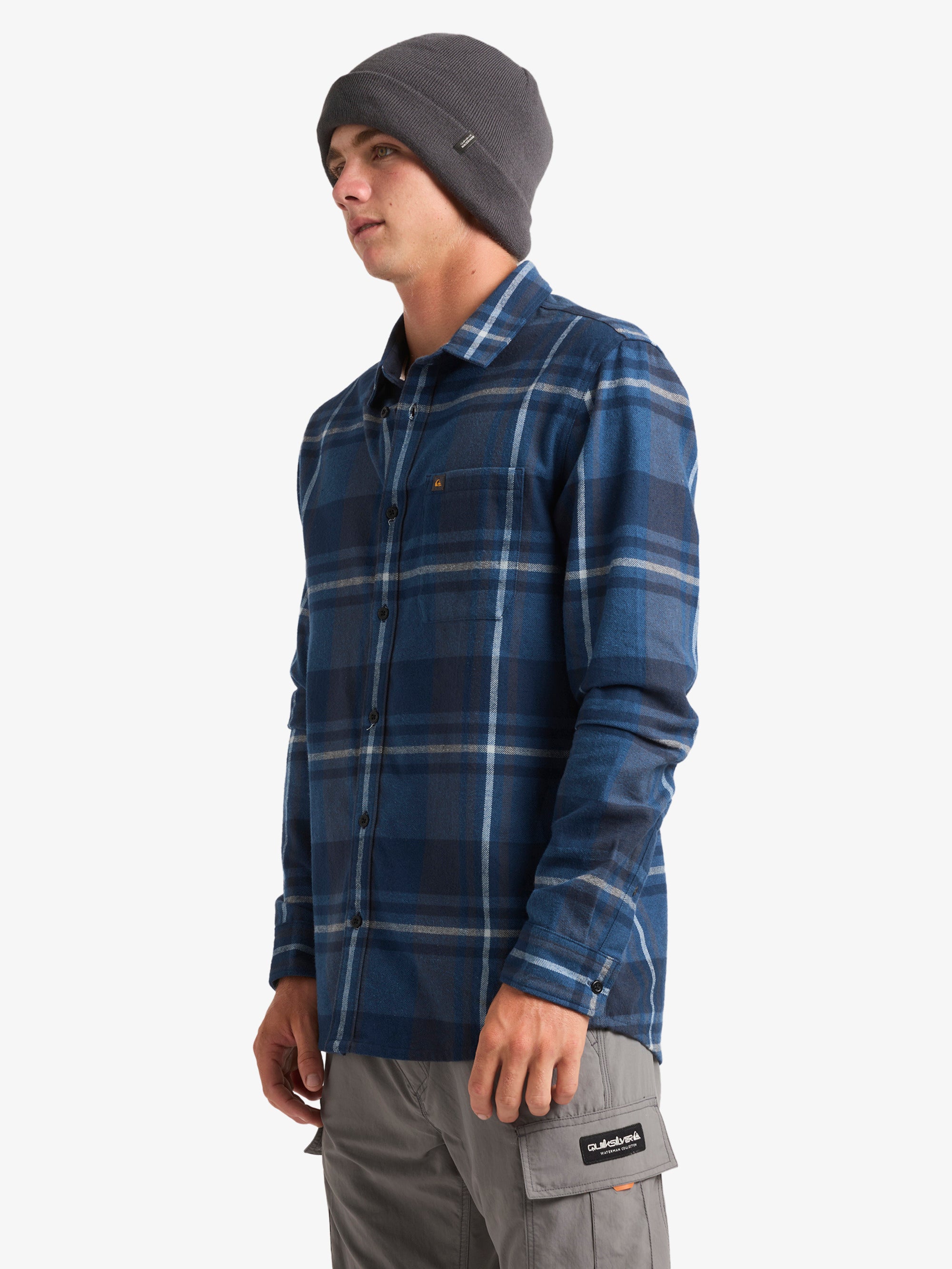 Mens Scribe Plaid Long Sleeve Shirt