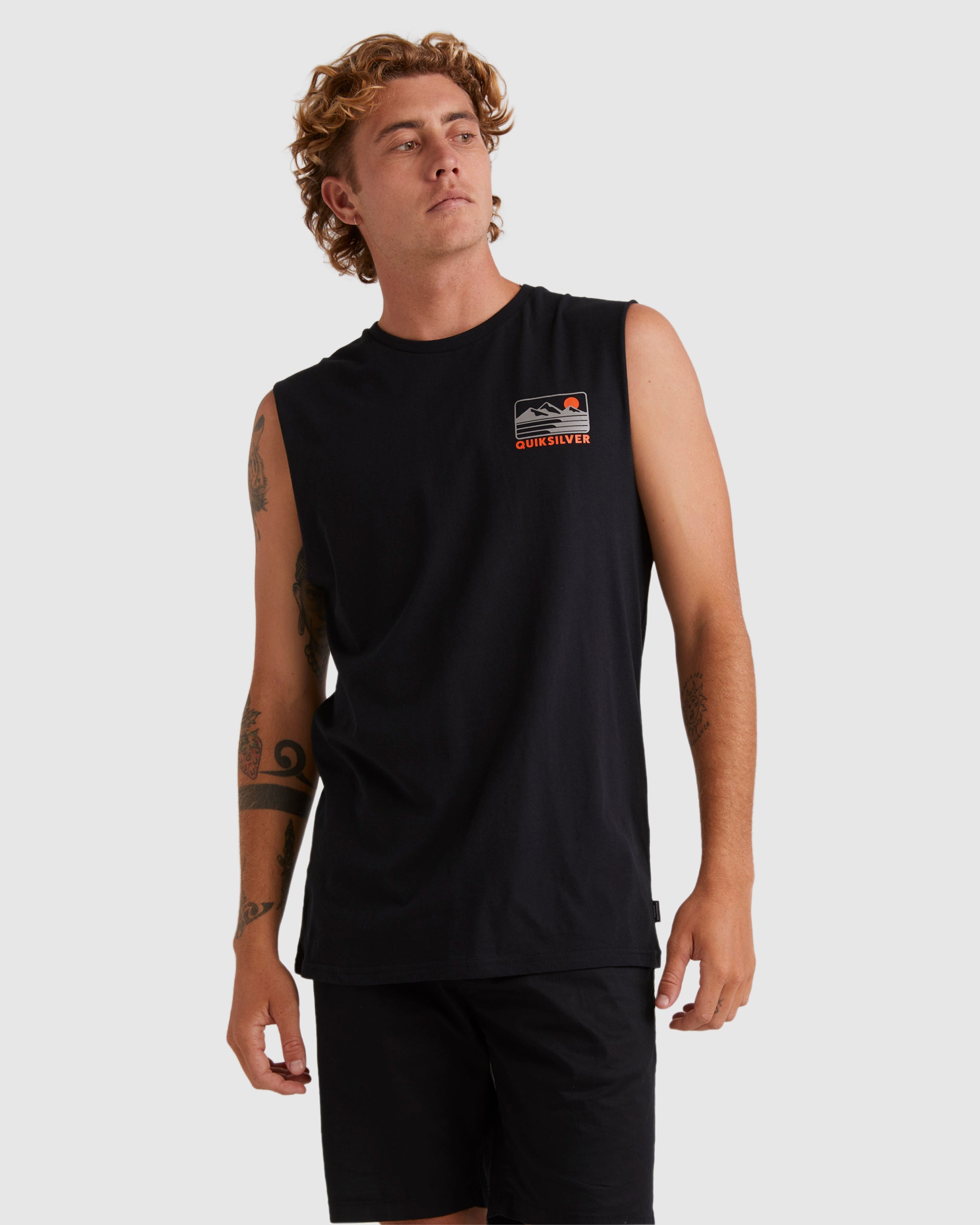 Mens Outer Island Sleeveless Muscle T-Shirt