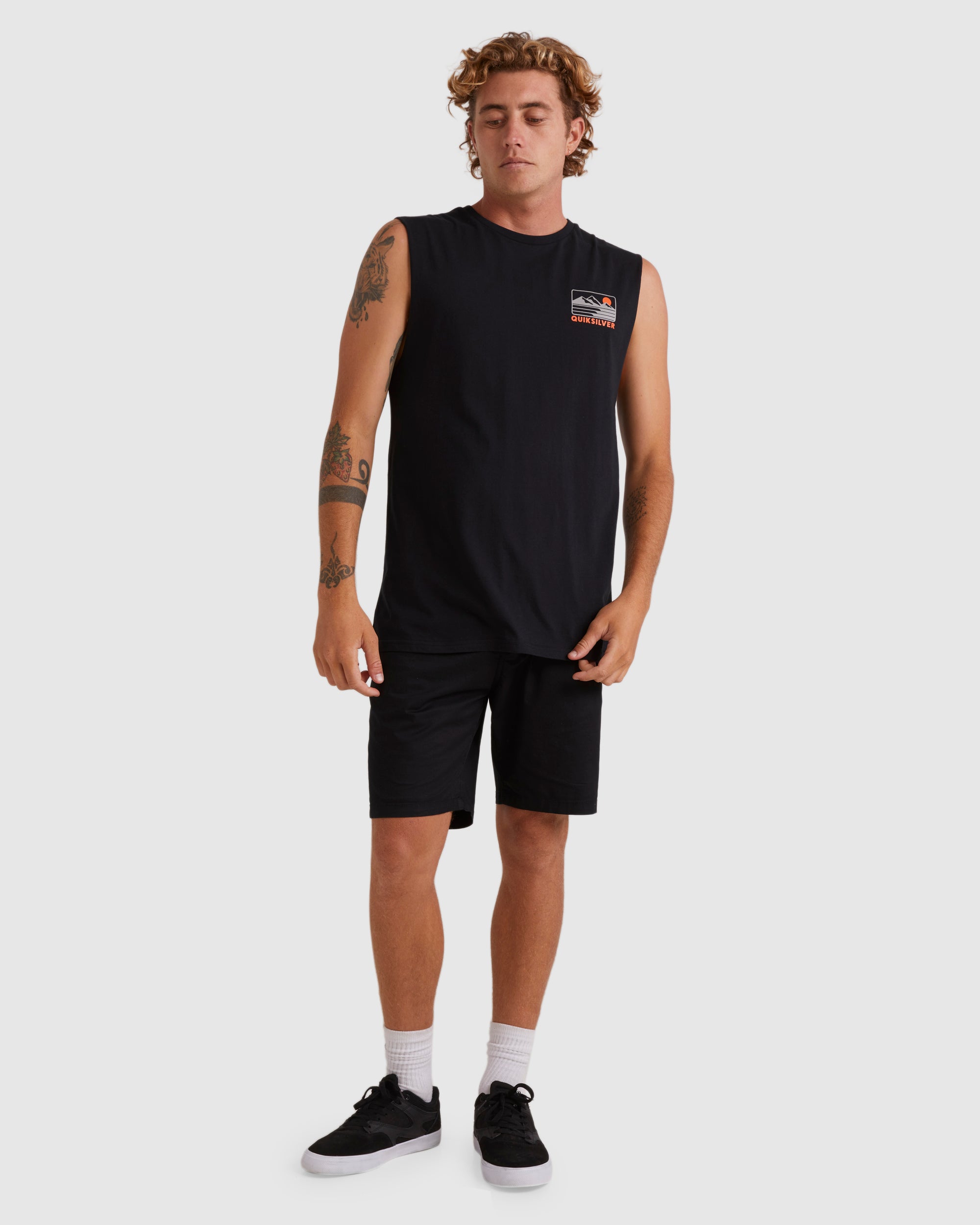 Mens Outer Island Sleeveless Muscle T-Shirt