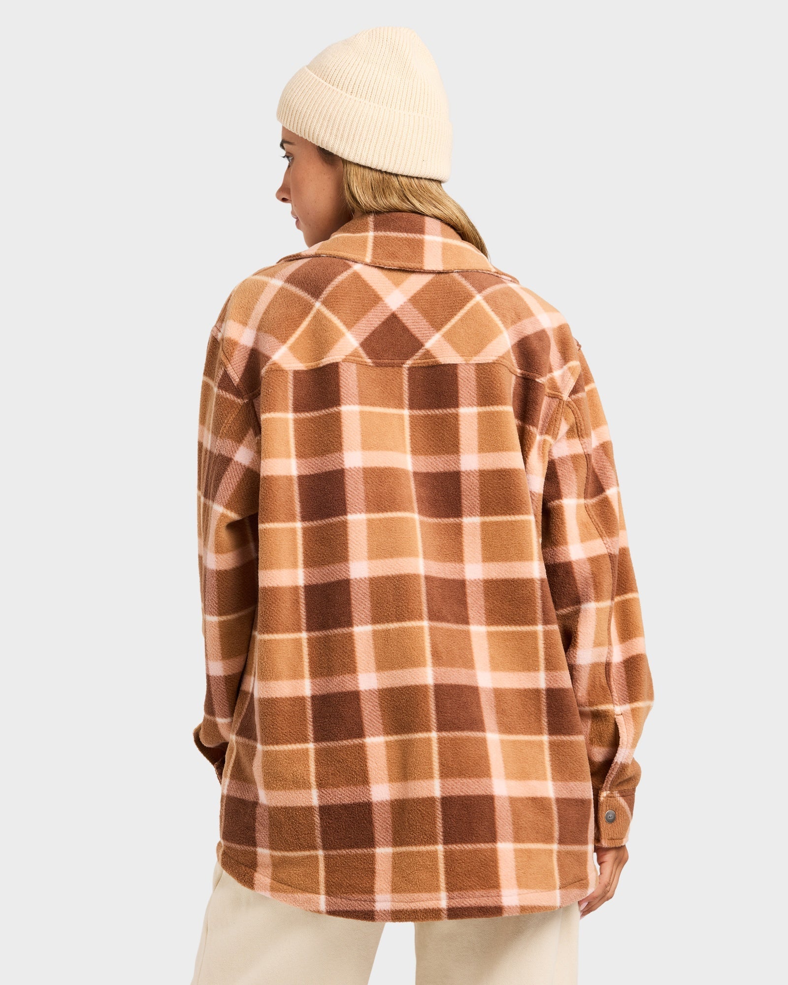 Womens Camp Queen Polar Fleece Long Sleeve Shirt