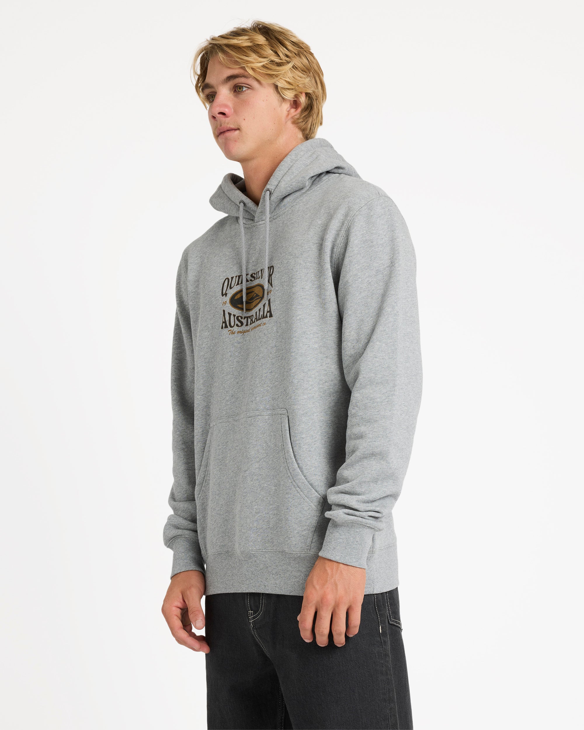 Mens Retro Lock Up Pullover Hoodie