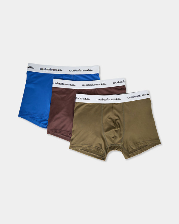 Mens Quiksilver Brief 3 Pack Boxer