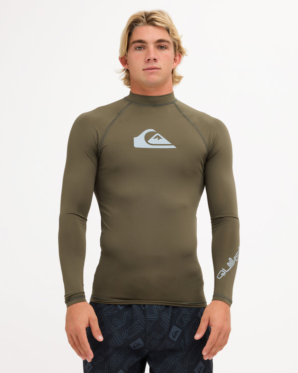 Mens All Time UPF 50 Long Sleeve Rash Vest