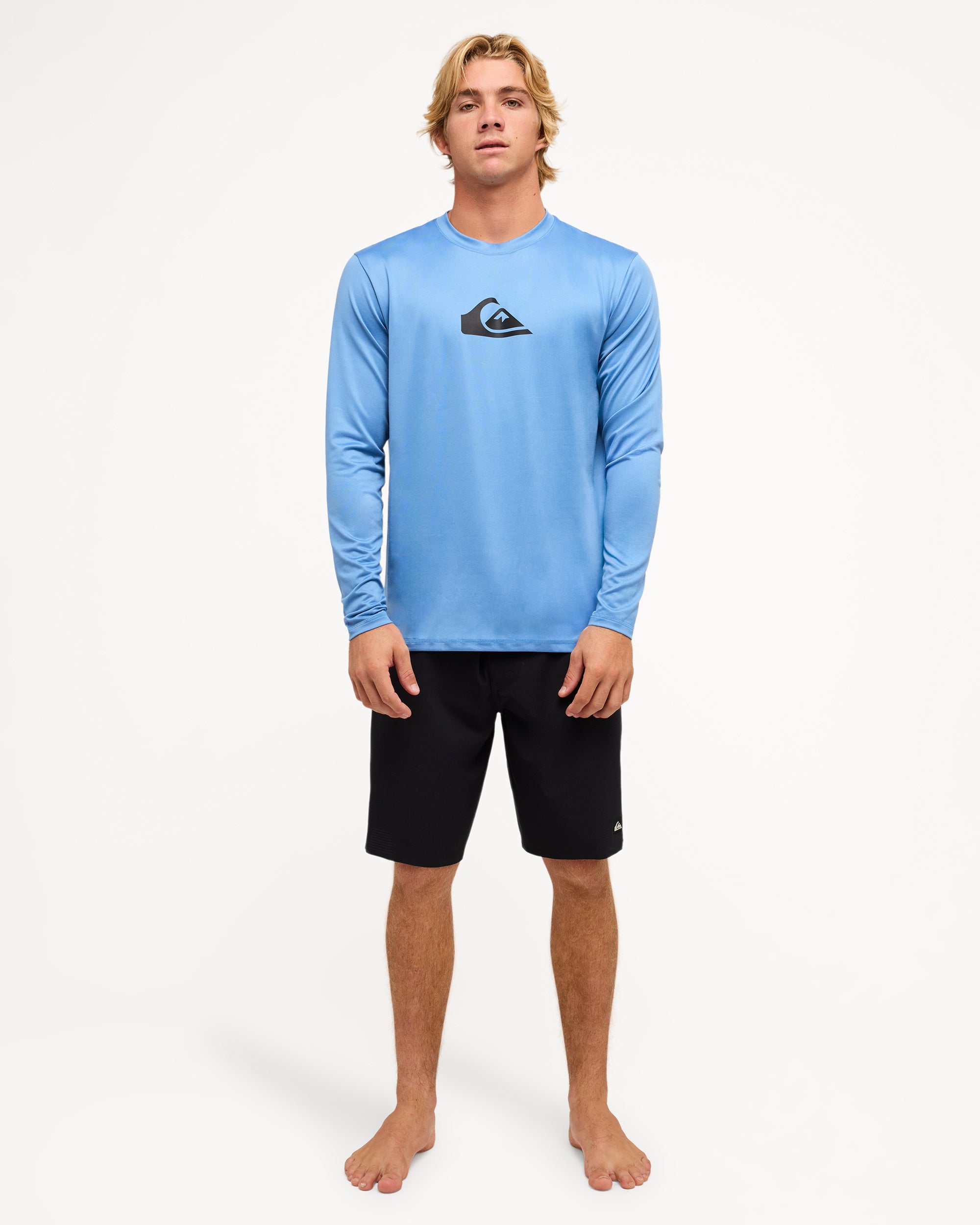Mens Solid Streak Surf Shirt