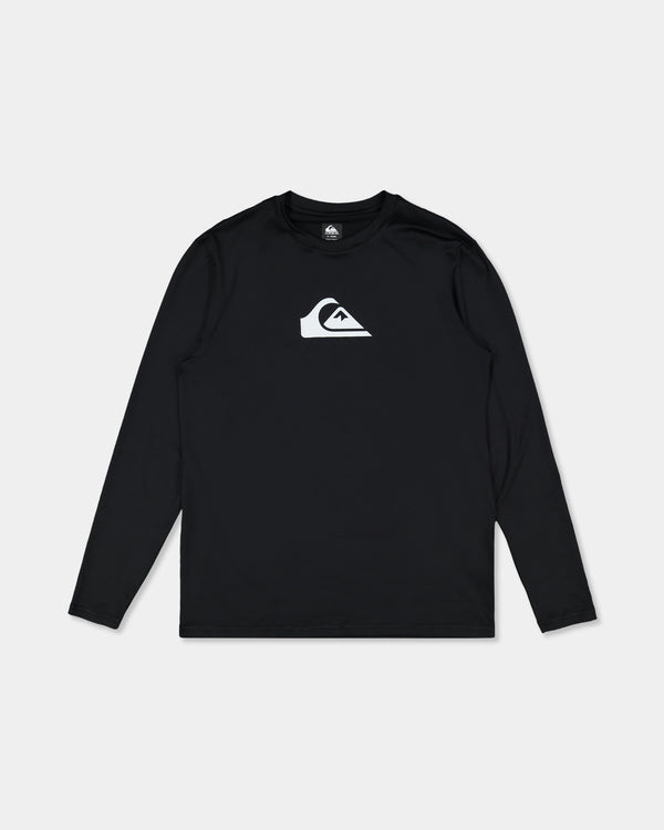 Mens Solid Streak Long Sleeve Surf Shirt
